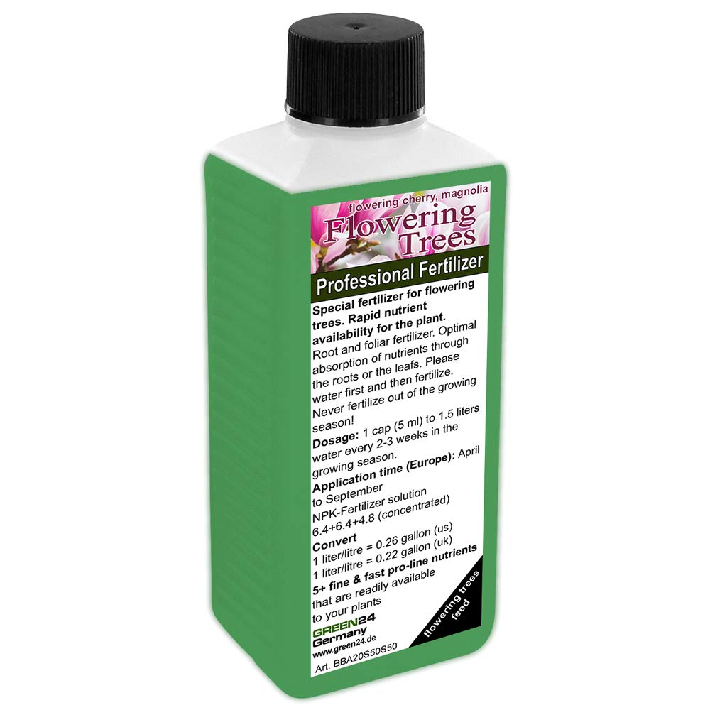 GREEN24 Flowering Trees Fertilizer NPK for Flowering Cherry, Magnolia, Liriodendron tulipifera, Paulownia tomentosa, Catalpa bignonioides