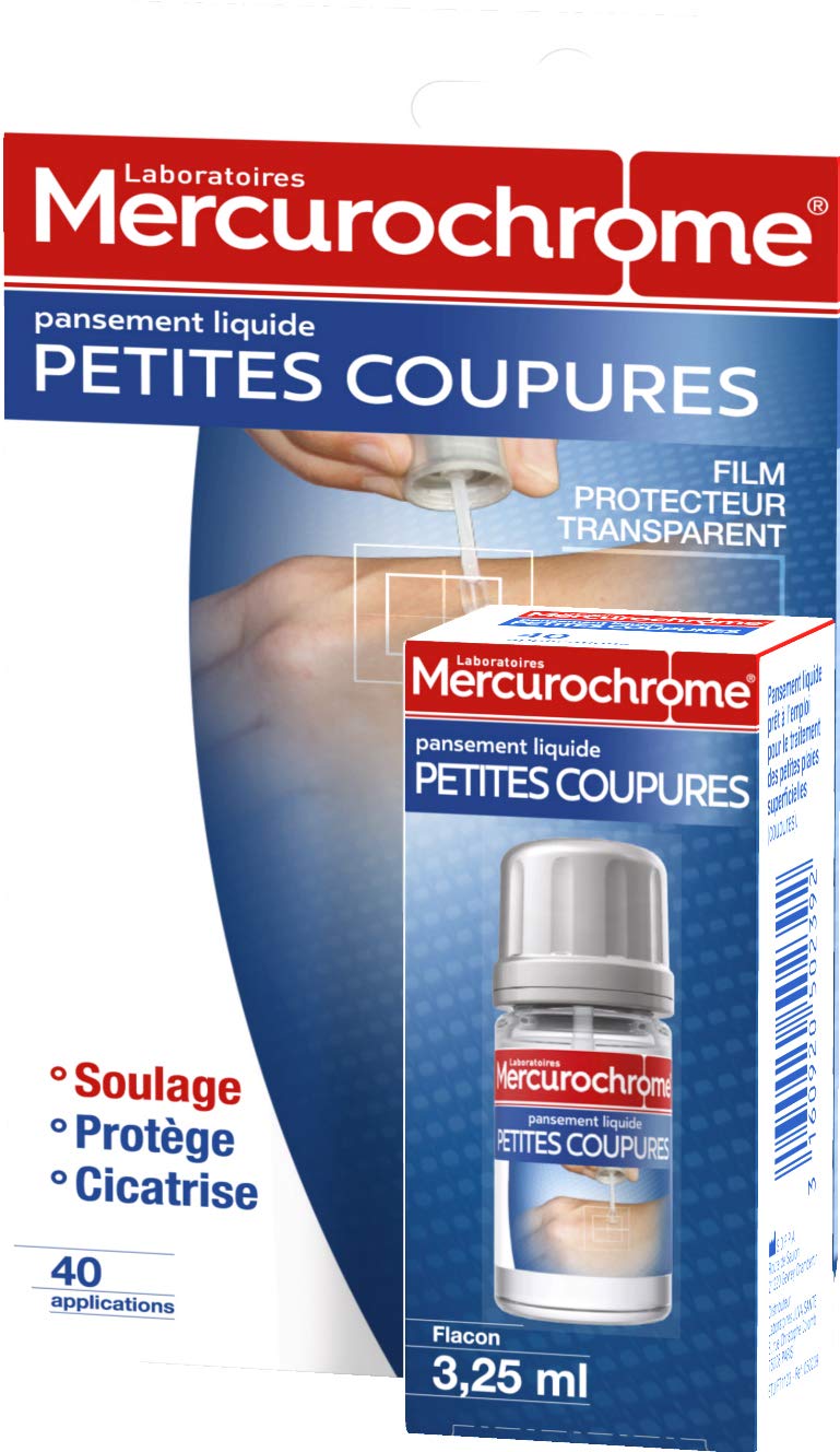 Mercurochrome Liquid Plaster Small Cuts 3,25ml