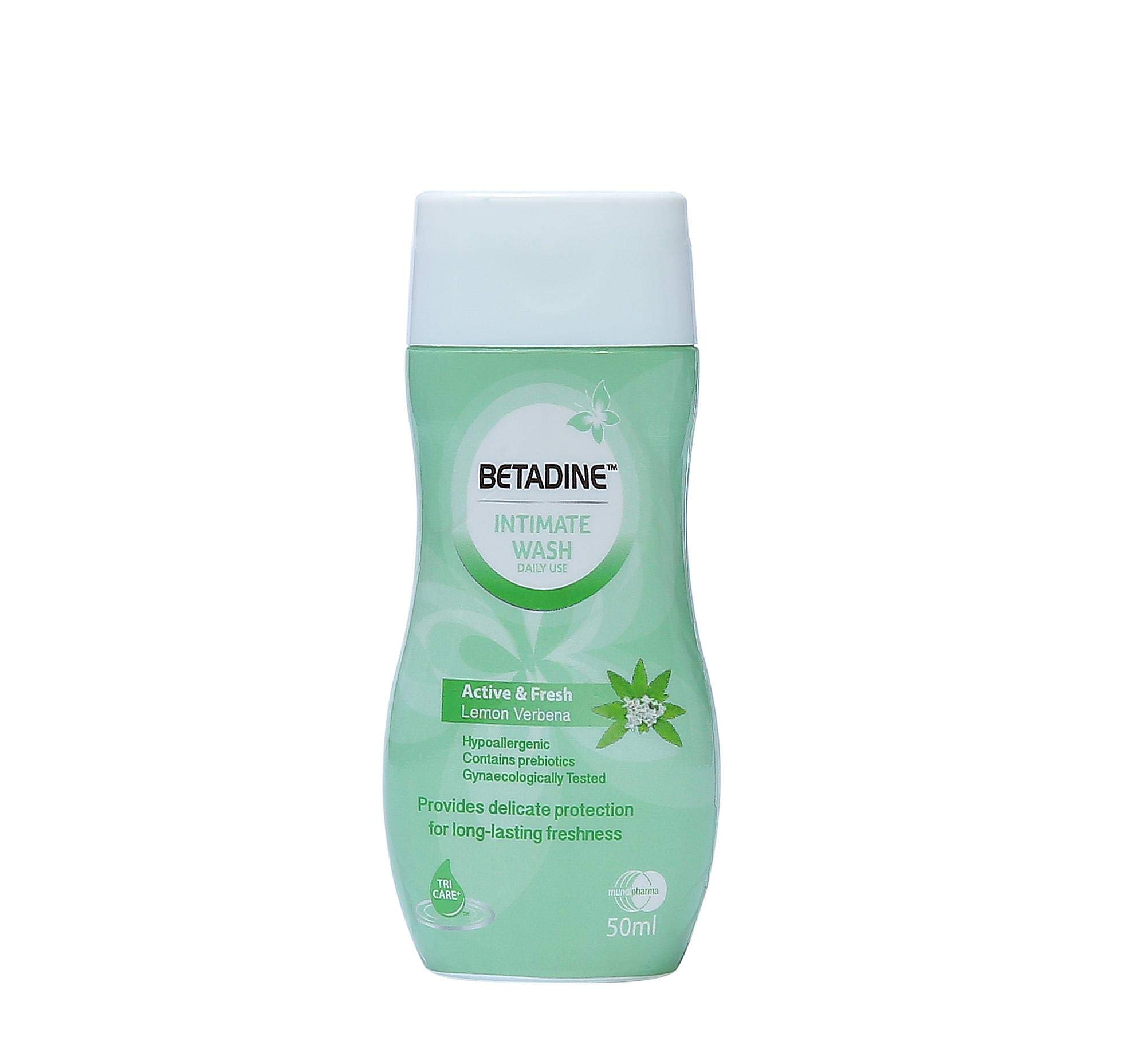 Betadine Intimate Wash - Fresh & Active Lemon verbena, 50 ml