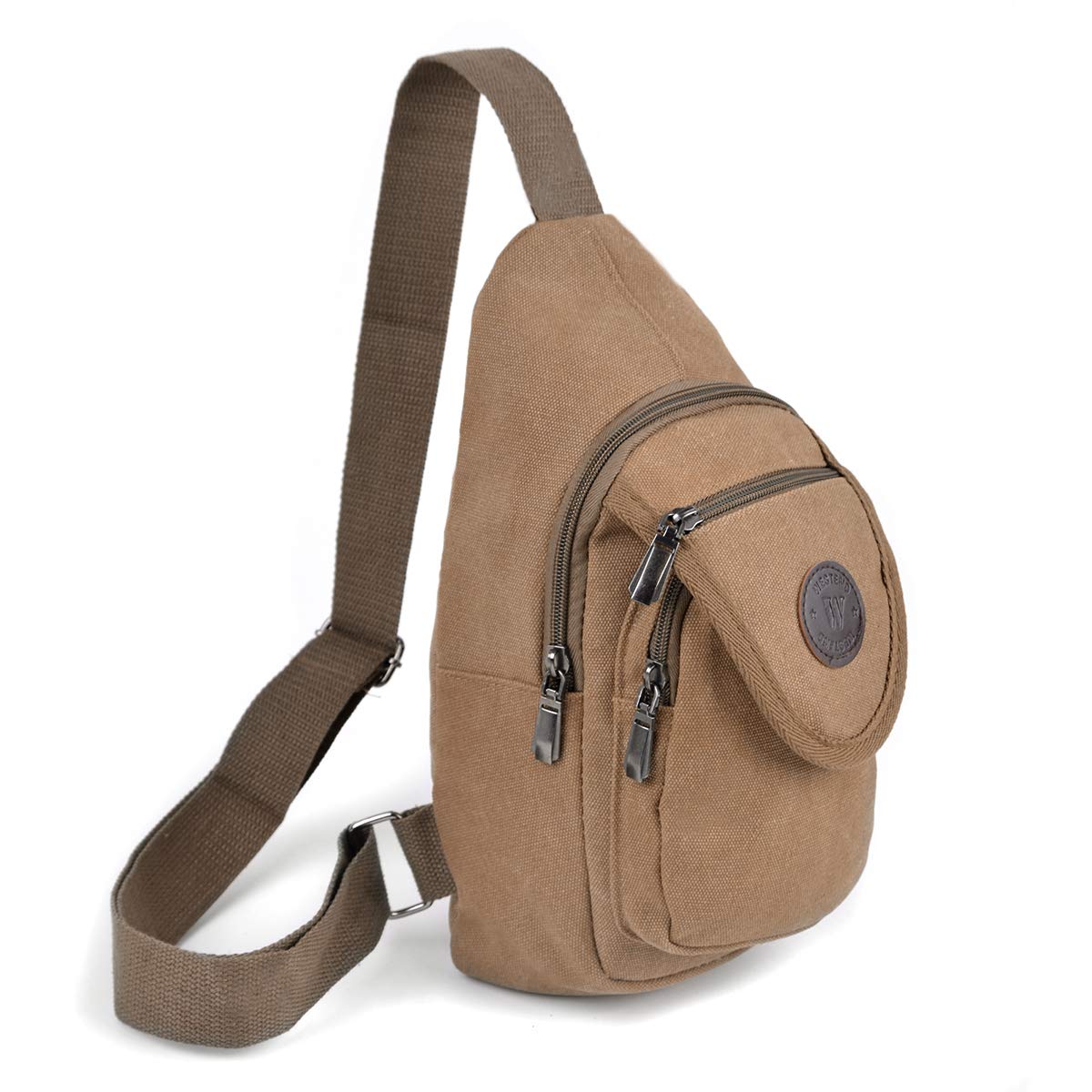 Crossbody Canvas Sling Bag Backpack with Adjustable Strap