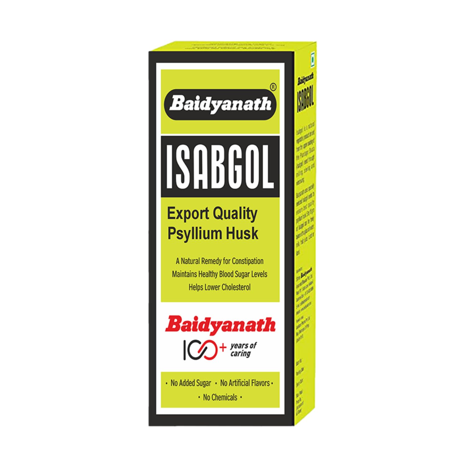 Baidyanath Isabgol - Psyllium Husk Powder - 200gm | Effectively Relieves Constipation | Fibre Supplement For Digestion