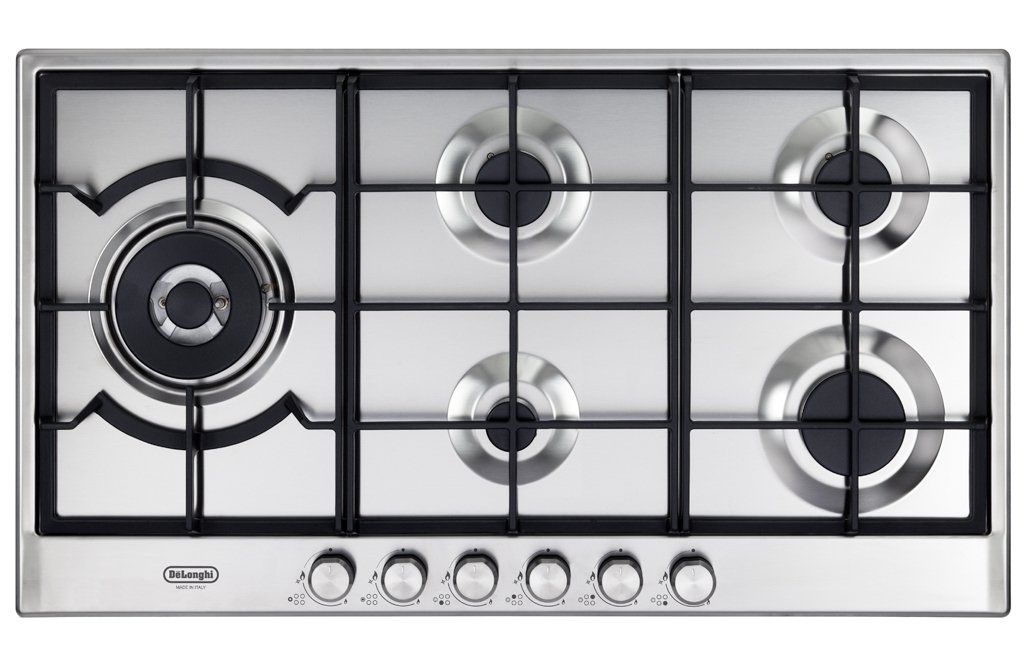 Delonghi SLF 590d X Hob – Plate (Built-in, Gas, Stainless Steel, Stainless Steel, Cast Iron, Rotary)