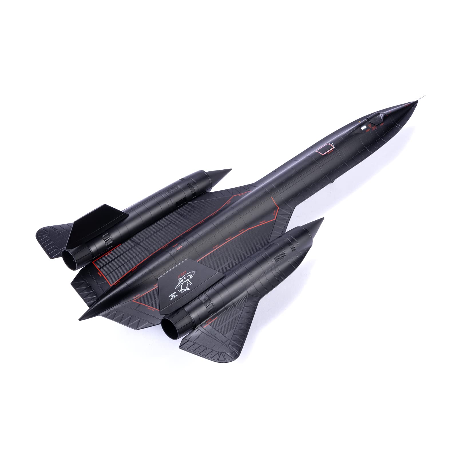 NUOTIE 1/72 Schaal SR-71A Blackbird Modelvliegtuigen Metalen Jet Hoge Precisie Collectible Diecast Modellen Militaire Collectie en Geschenken