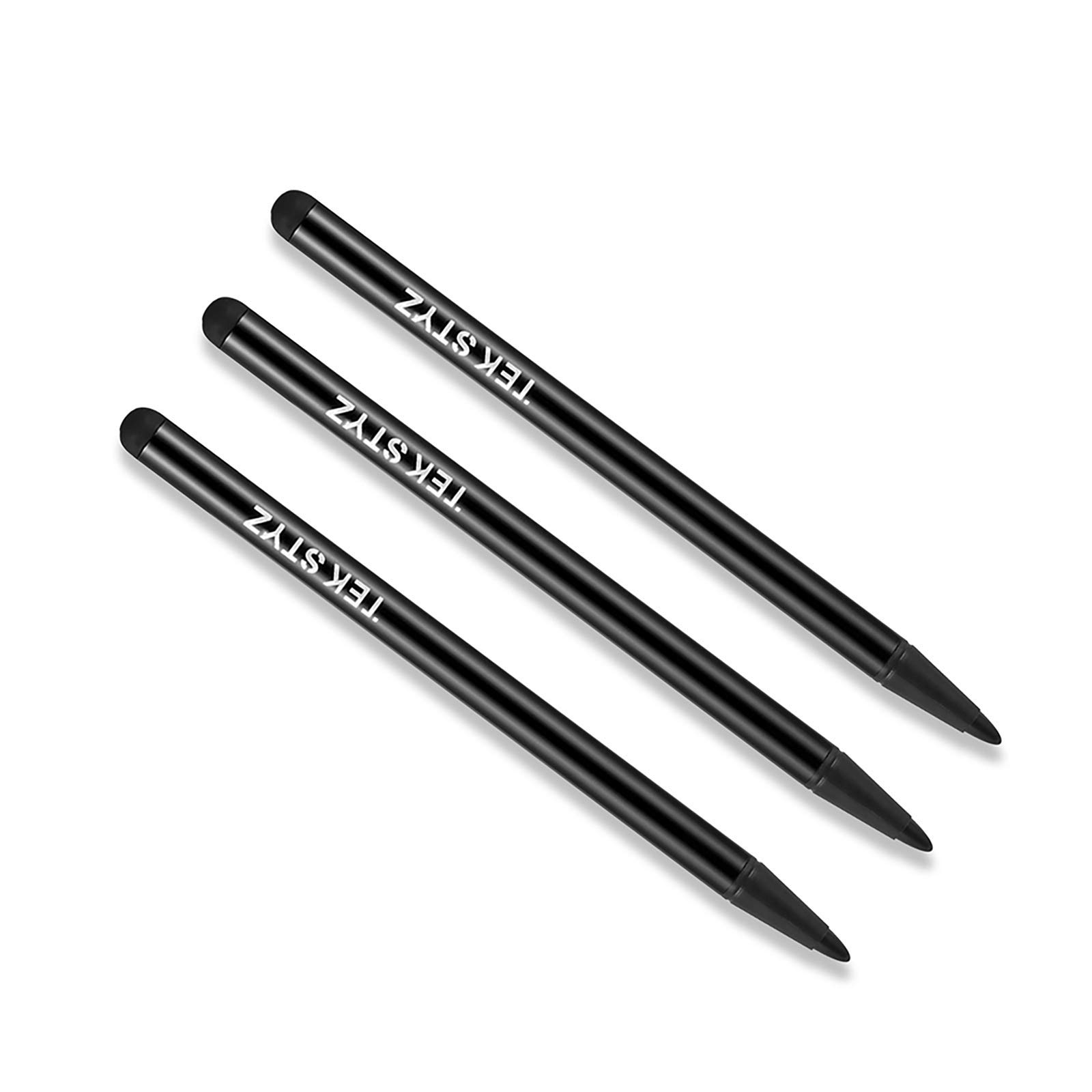 Tek Styz PRO Stylus Works for Asus ZenPad Z8 High Accuracy Sensitive in Compact Form for Touch Screens [3 Pack-Black]