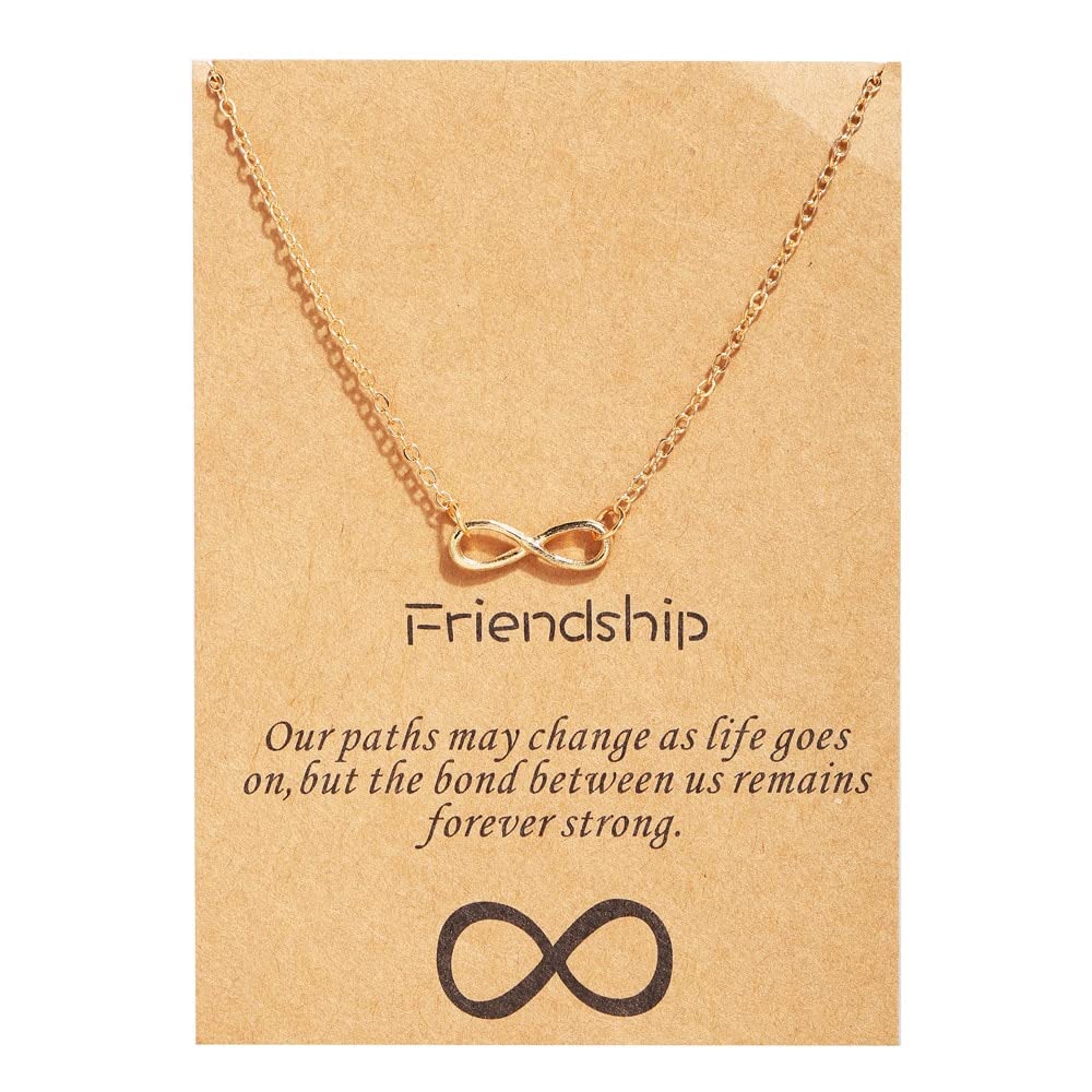 Fashion Frill Exclusive Pendant For Girls Infinite/Infinity Gold Plated Chain Necklace For Women Girls Women's Jewellery Gift For Anniversary Stylish Pendant