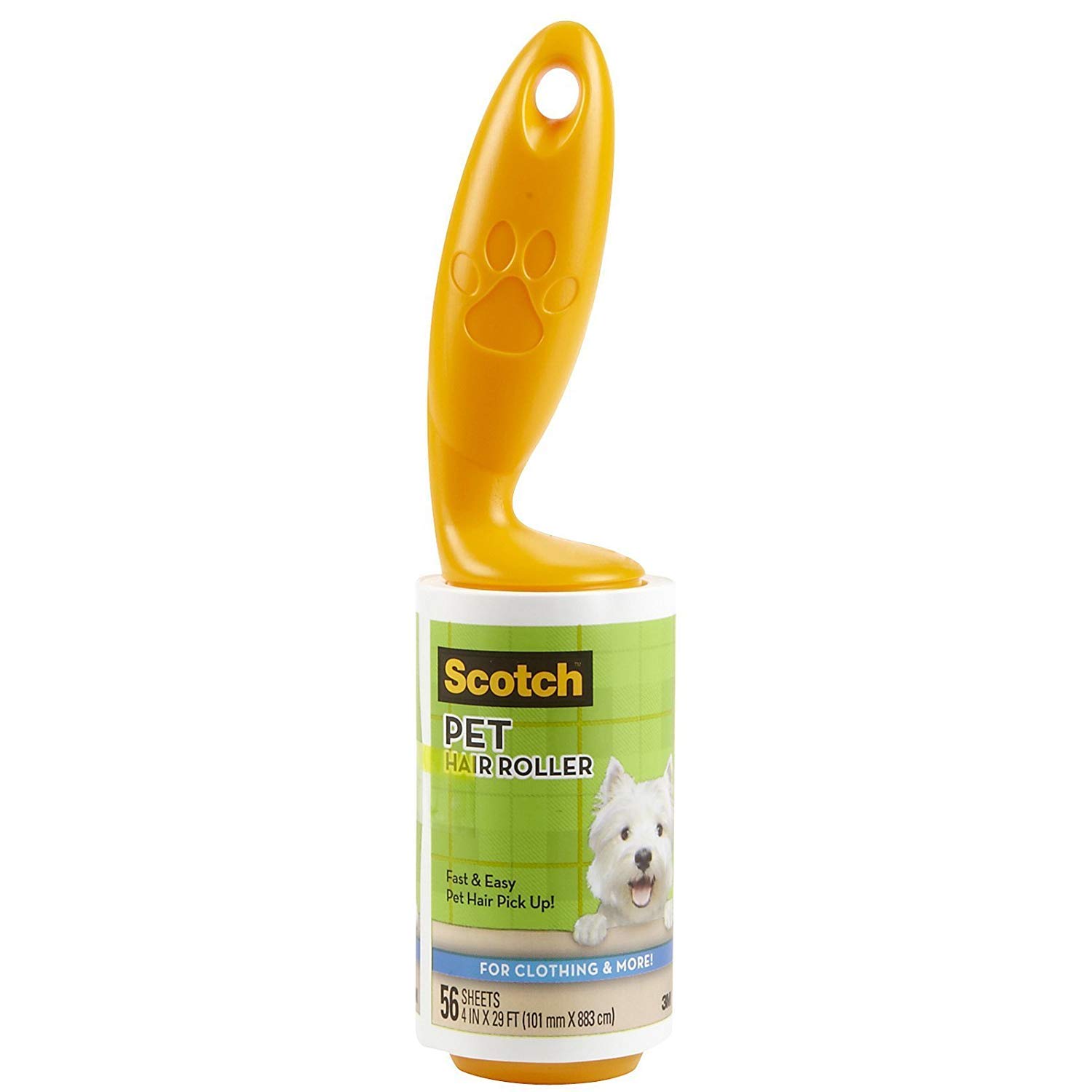 Scotch-Brite Pet/Lint Roller 839RS-56, 56 Sheets. 1 pet roller/Pack