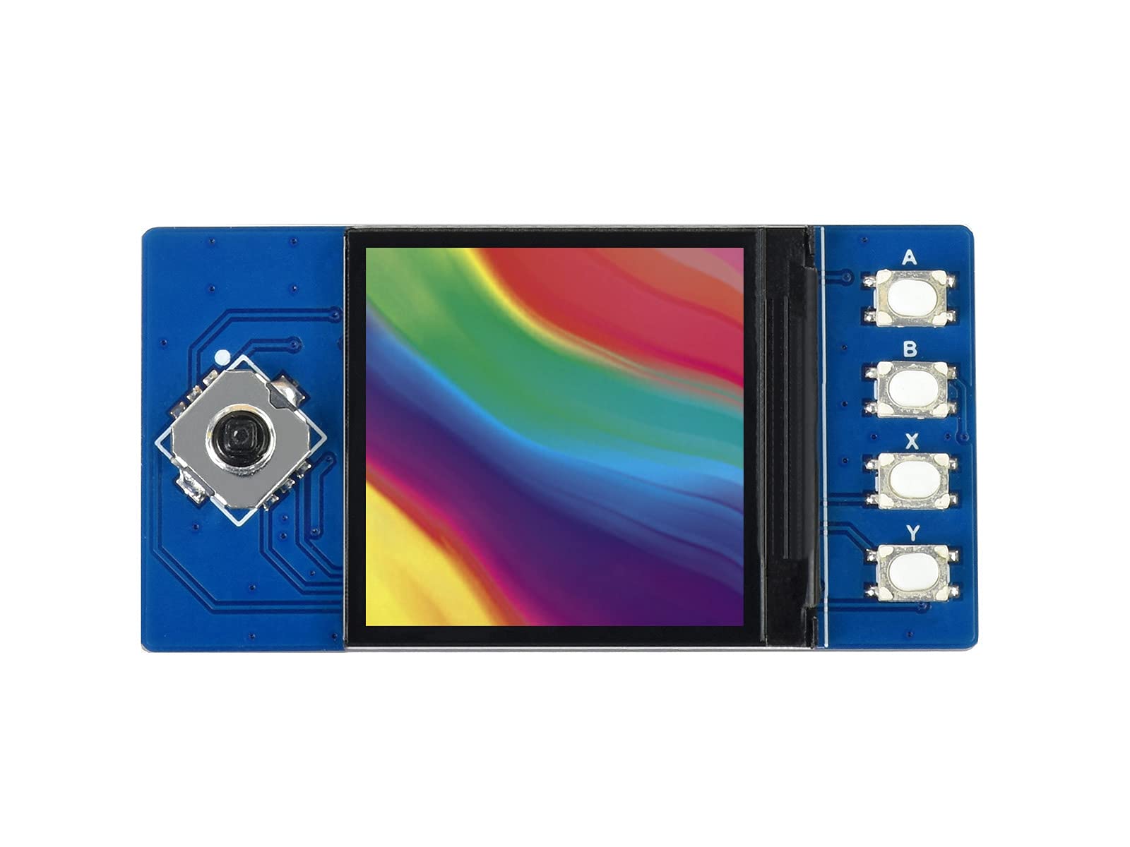 Waveshare1.3inch LCD Display Module for Raspberry Pi Pico 65K RGB Colors 240×240 Pixels SPI Interface Comes with Raspberry Pi Pico C/C++ and MicroPython Demo