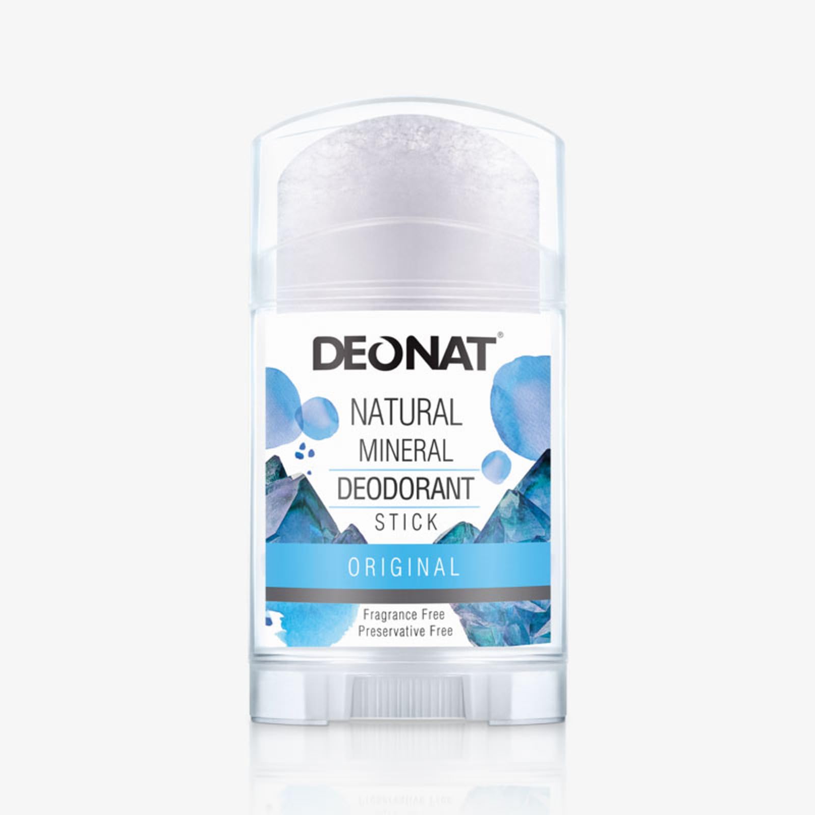 Deonat Natural Mineral Deodorant Stick 100g - Preservative Free - Aluminium Chlorohydrate free