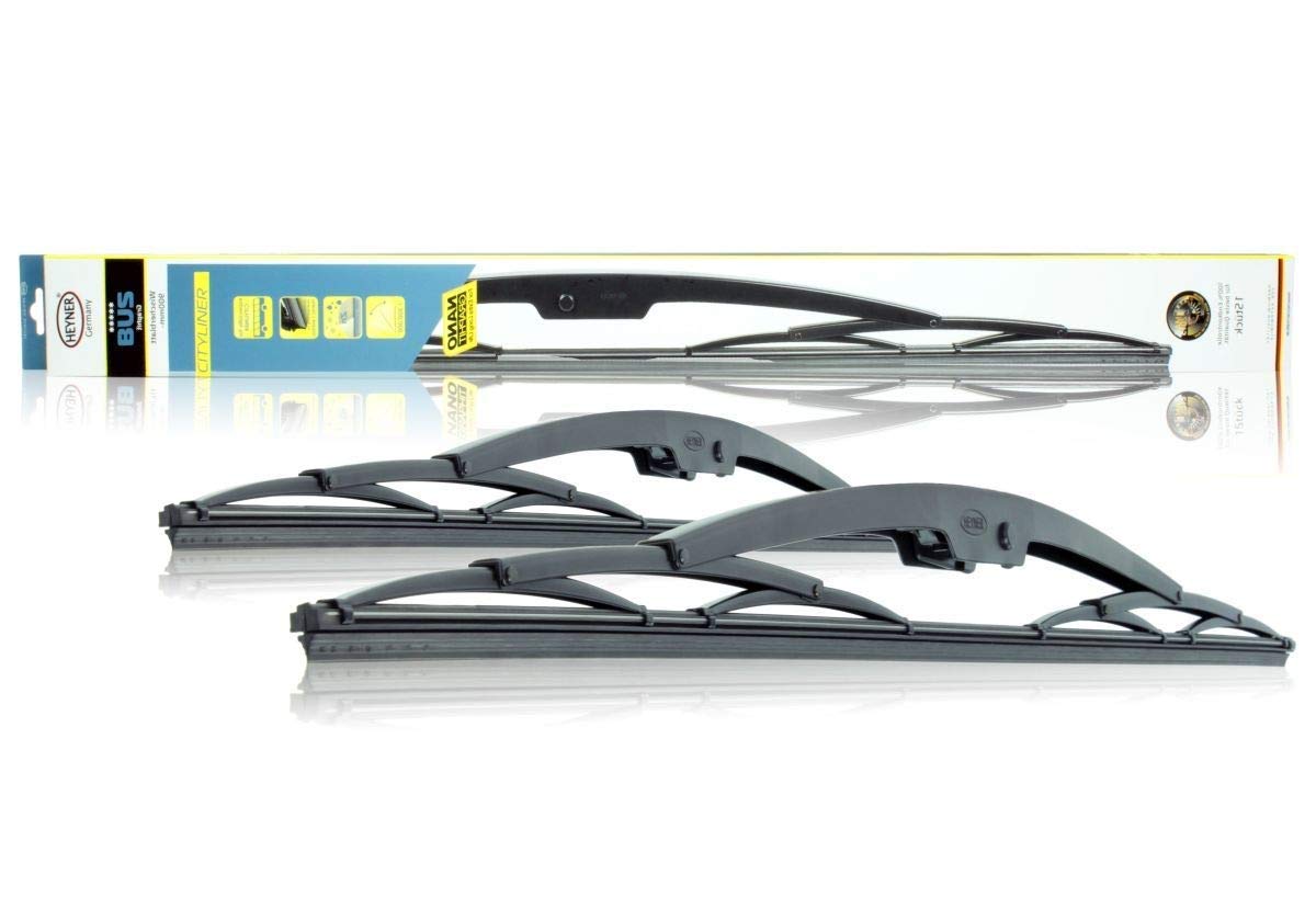 HEYNER Bus CITILINER windscreen wiper blades Size 40" 1000mm Set of 2 For coaches and buses with under hook wiper arm