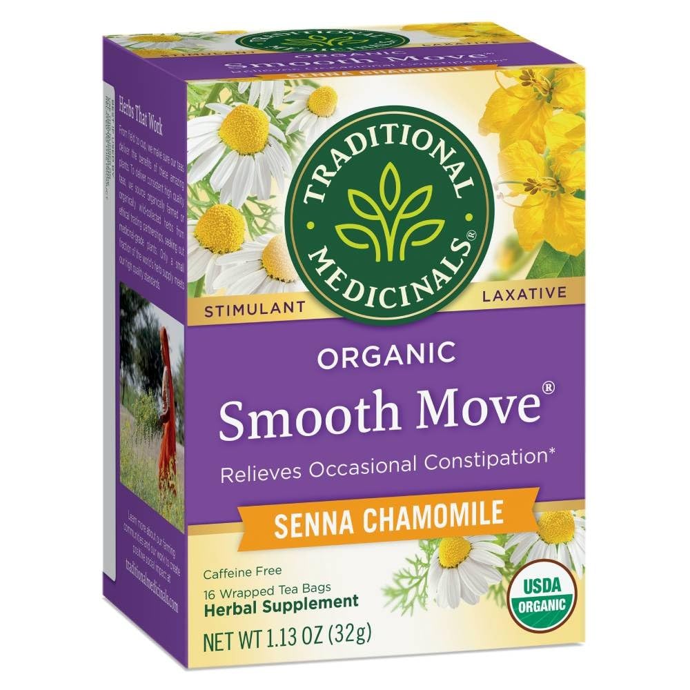 Traditional MedicinalsOrganic Smooth Move Chamomile Tea, 16 Tea Bags