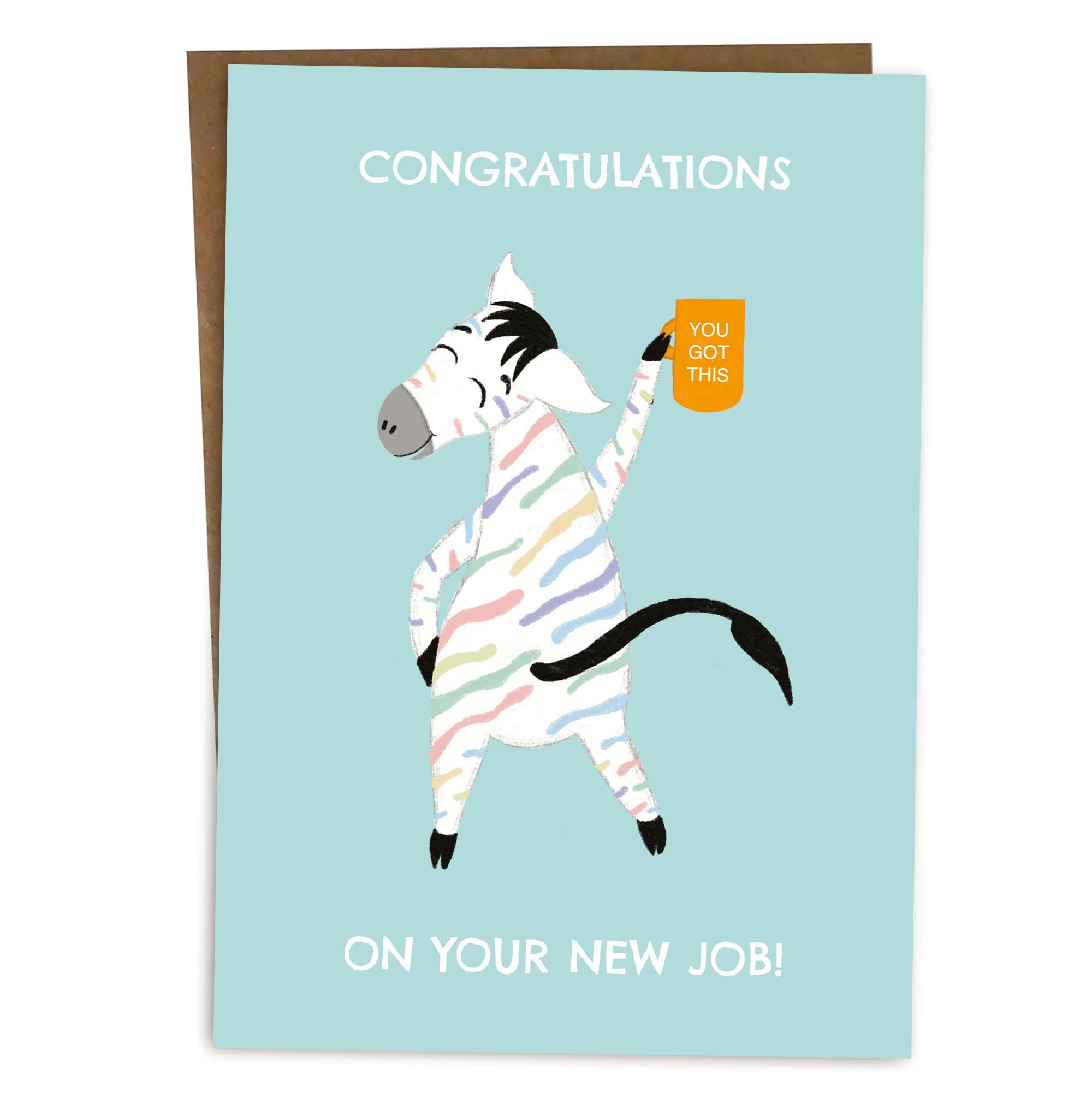 BYANIKA A6 New Job Card Congratulations | On Your Leaving Cards | Well Done Proud Of You Good Luck In | Goodbye Farewell Gifts For Colleagues Women Men Friend Girlfriend Boyfriend Partner