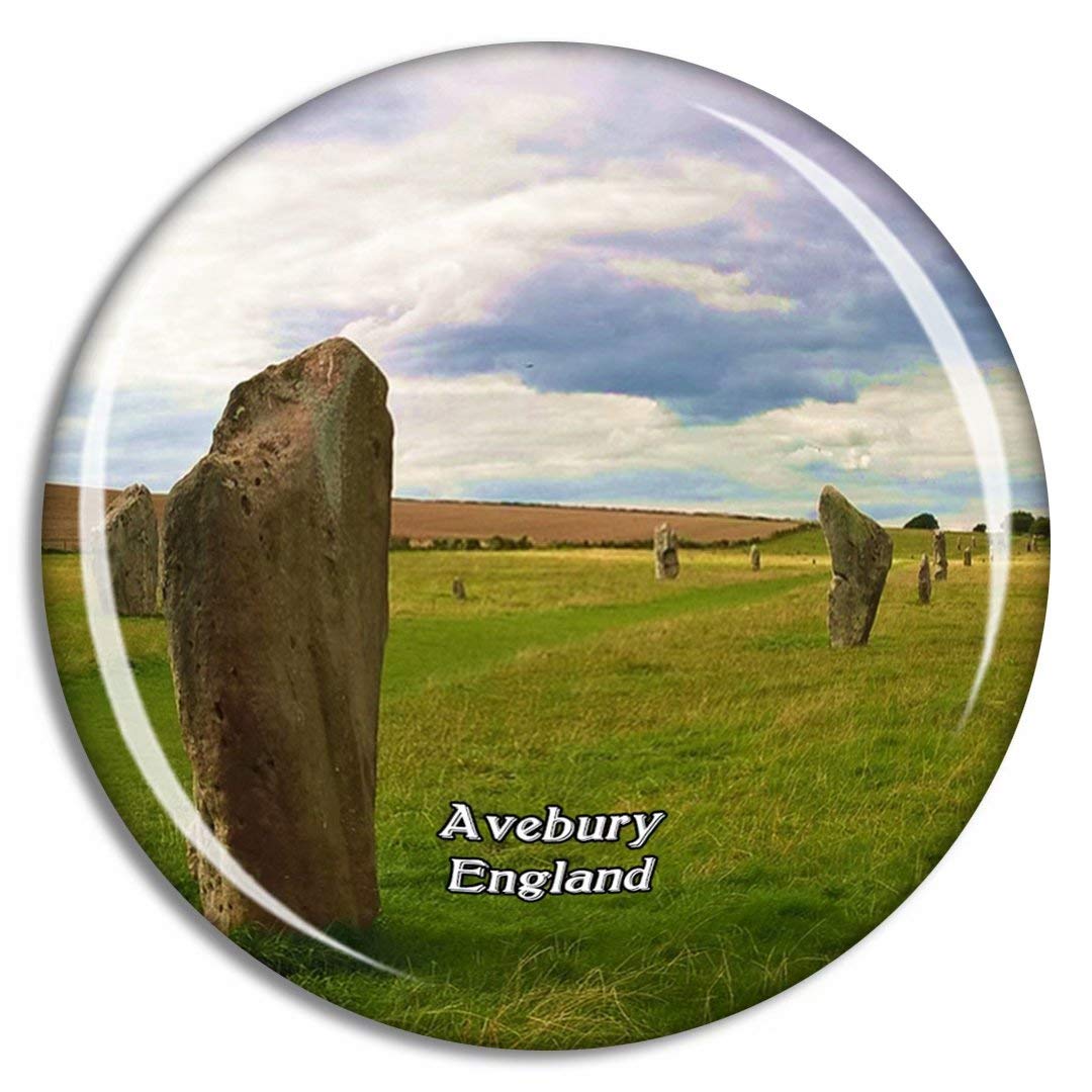 Avebury Stone Circle UK England Fridge Magnet Travel Gift Souvenir Collection 3D Crystal Glass Sticker