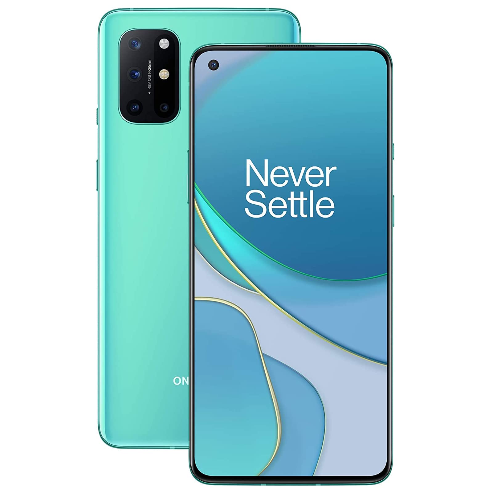 OnePlus 8T | 5G Unlocked Android Smartphone | A day’s power in 15 minutes | Ultra Smooth 120Hz Display | 48MP Quad Camera | 256GB, Aquamarine Green | U.S. Version