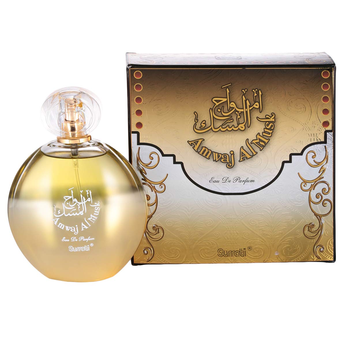 SurratiAmwaj Al Musk for Women - Eau de Parfum, 100ml