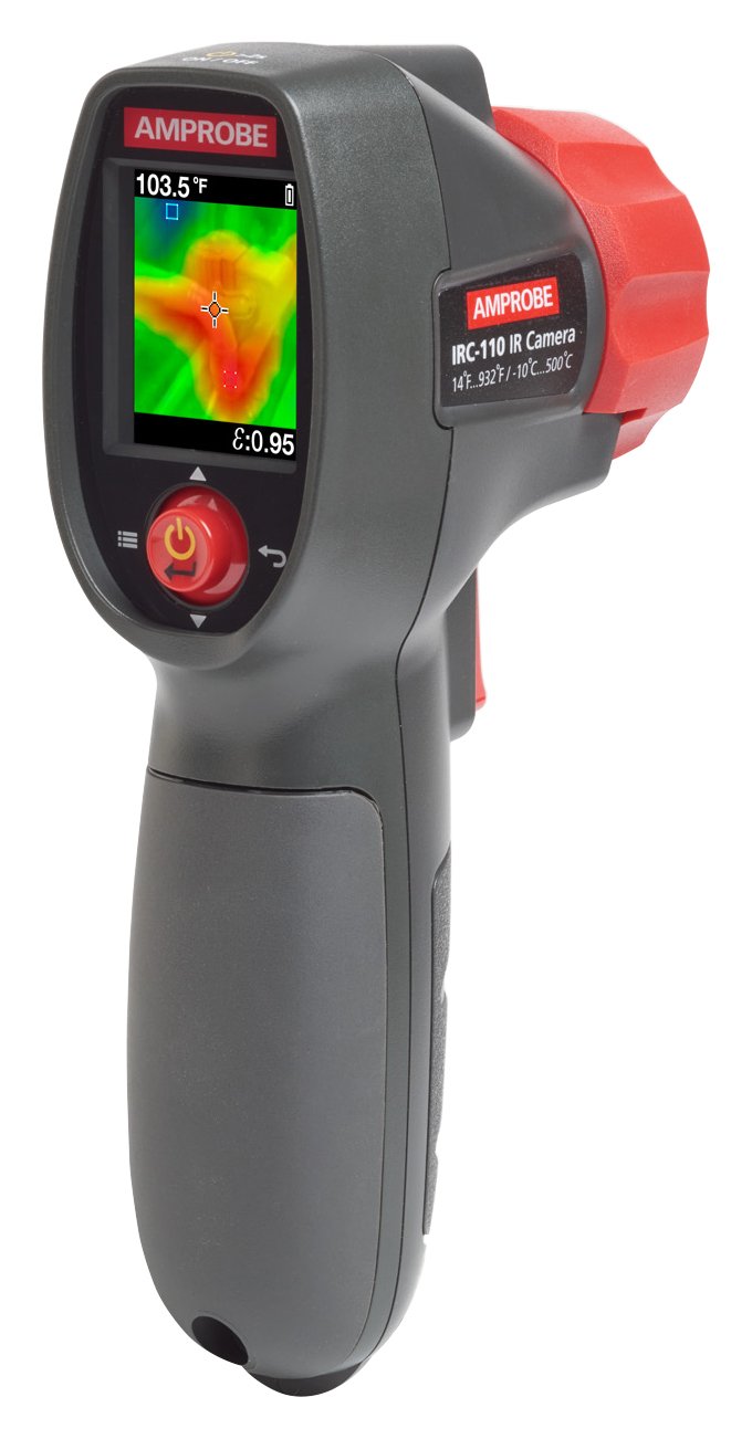 Amprobe4909782 IRC-110 Thermal Camera w/ 20,480 pixels; 14 °F to 932 °F, 5 Blending Modes