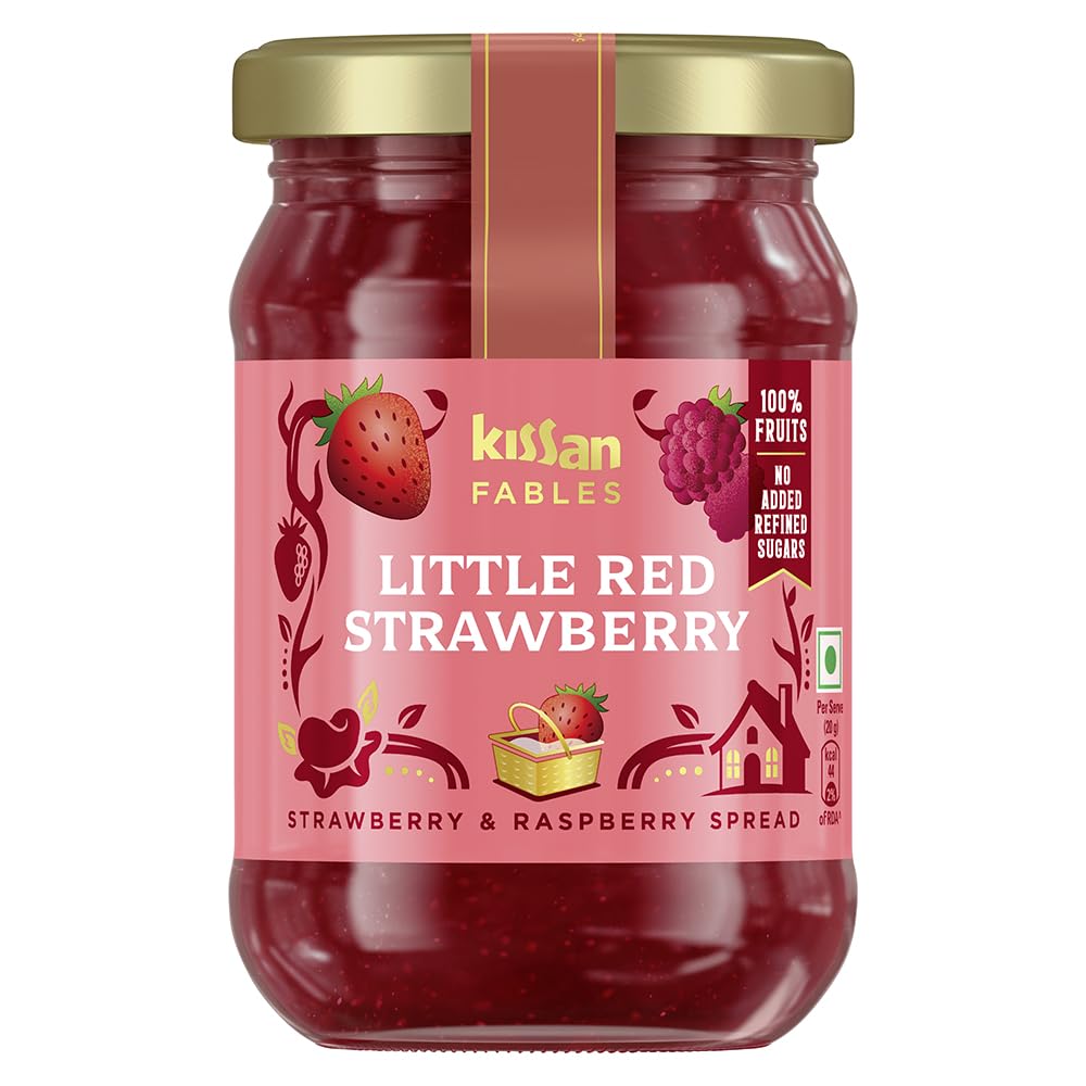 Kissan Strawberry & Raspberry Spread 340g