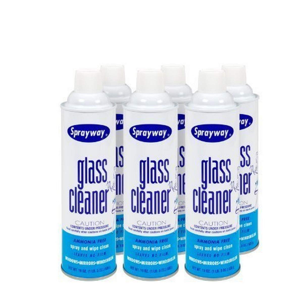 Sprayway Glass Cleaner - 6 Cans by Sprayway