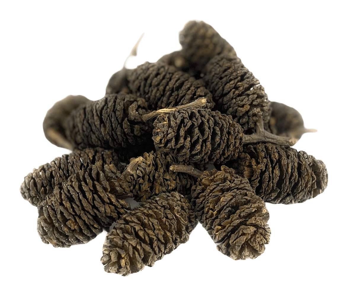 Dreamdeals 100pcs Alder Cones for Betta Fish Tank and Freshwater Shrimps, Lower PH and Promotes Breeding. Freshwater Aquariums Tank Accessories and Decorations. Water Conditioner, Mineral Supplement.