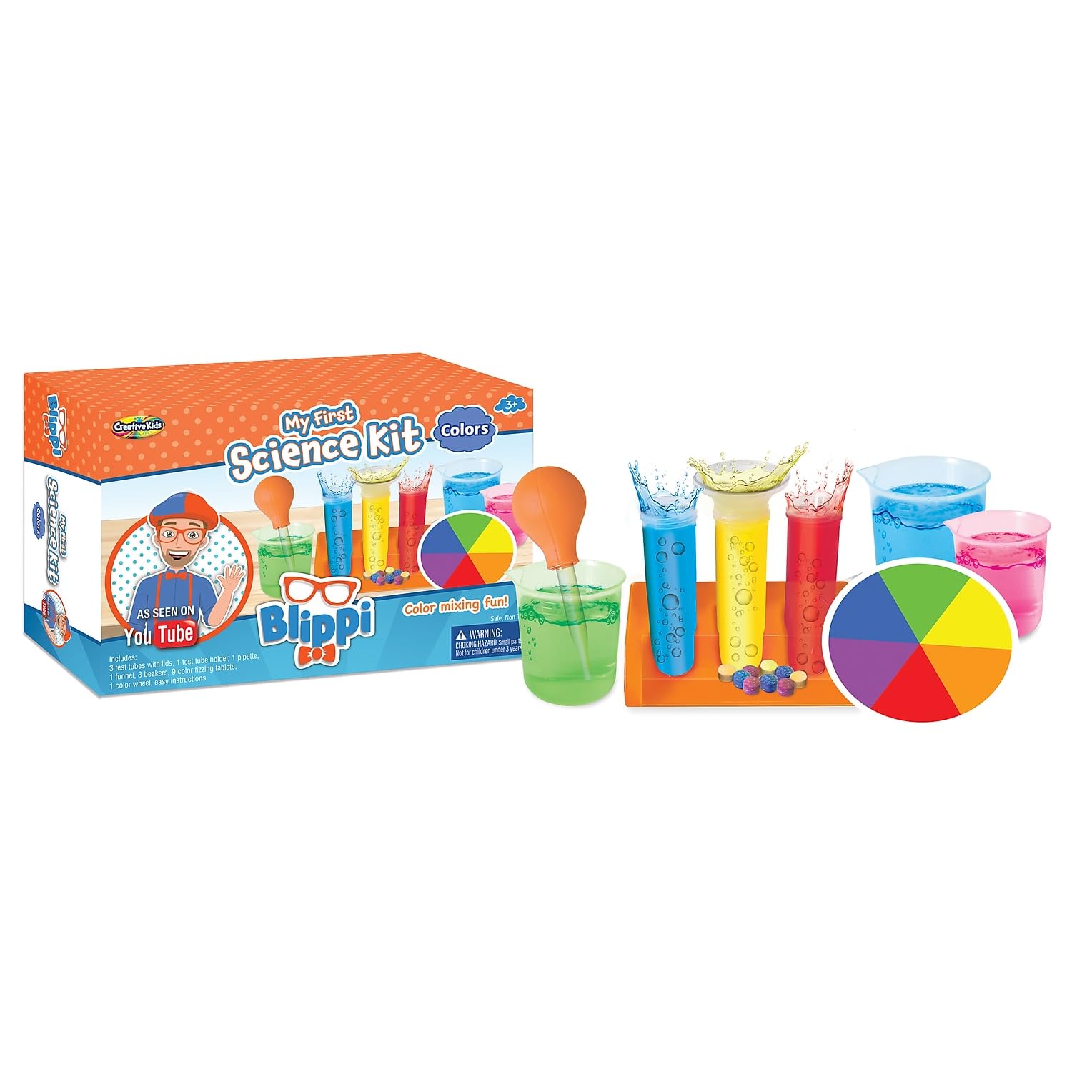 Blippi My First Science: Science Kit with Color Experiments