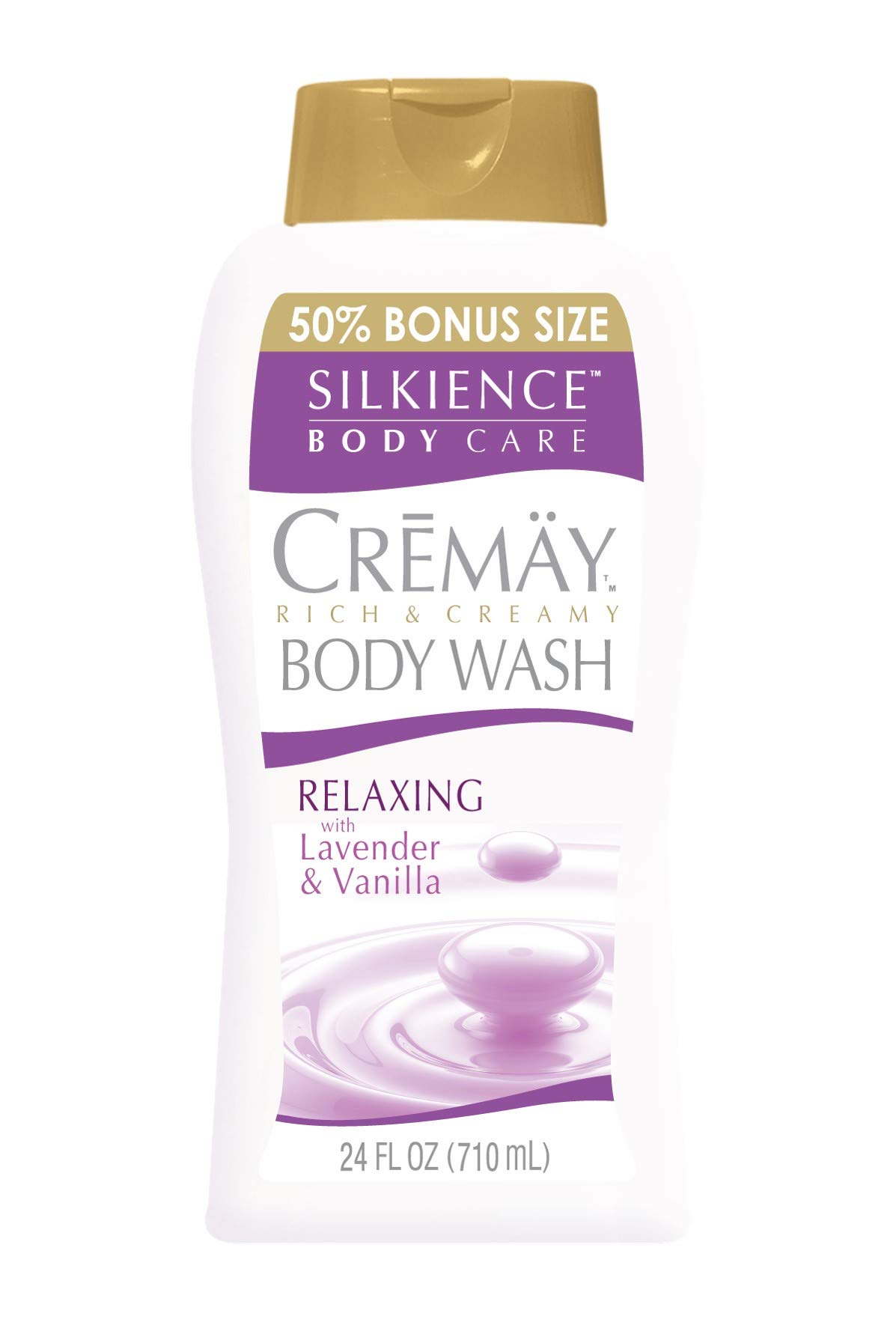 Silkience Cremay Body Wash, Relaxing Lavender, 24 Fluid Ounce