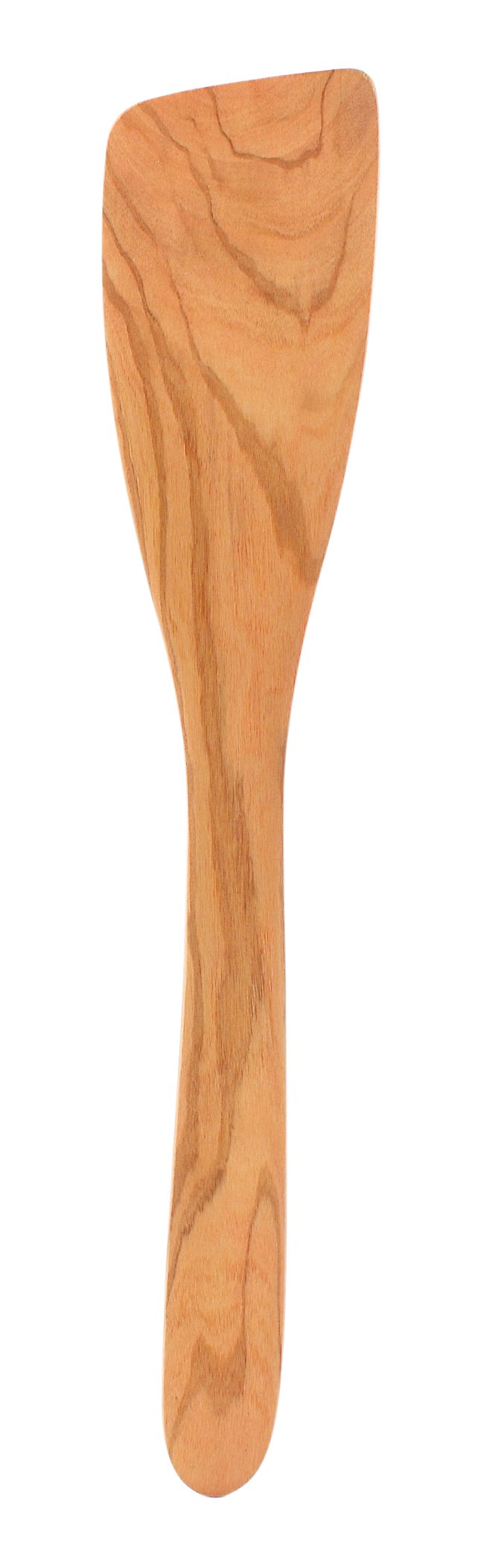 Eddington 50005 Italian Olive Wood Spatula, Handcrafted in Europe, 12-Inches,Brown