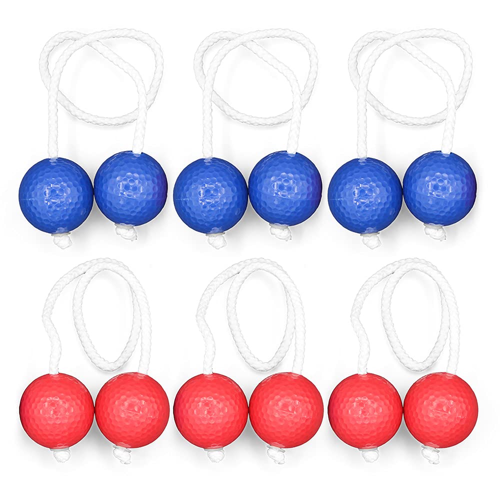 lilistore Ladder Toss Ball Golf Ball Bolas Hard Golf Training Balls Outdoor Game Ball Set