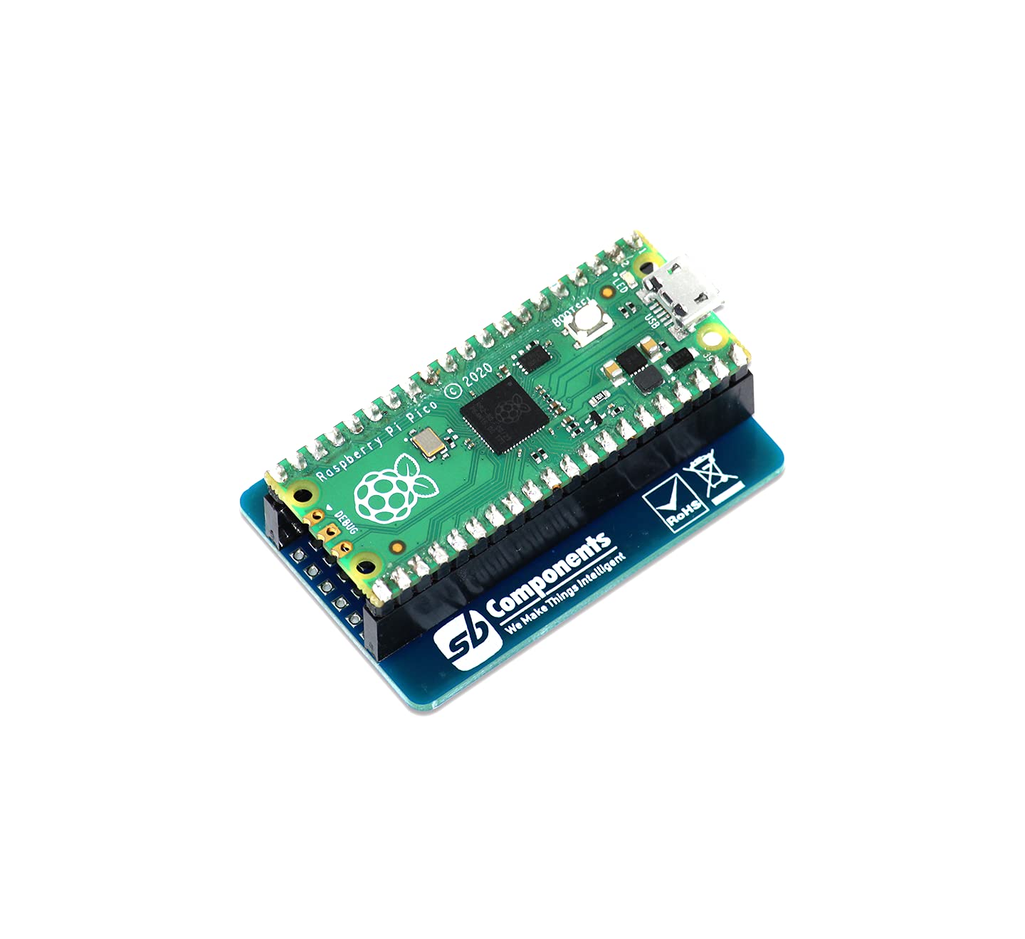 sb components Raspberry Pi Pico Zero Board, 6x20 Grid Pico Expansion Module Board for Raspberry Pi Pico