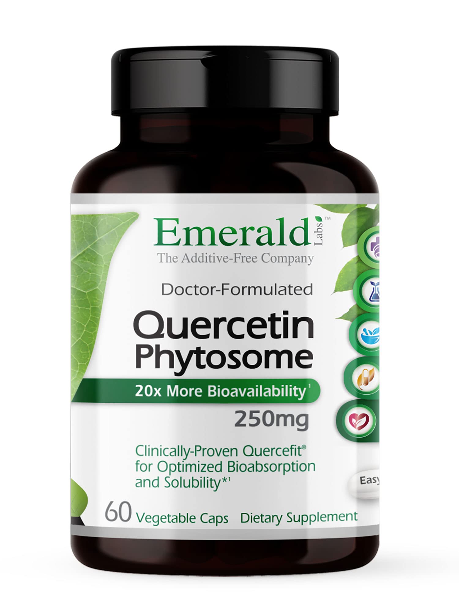 EMERALD LABSQuercetin Phytosome - Quercetin Complex for Immune Support - Vegan & Gluten-Free - 60 Vegetable Capsules