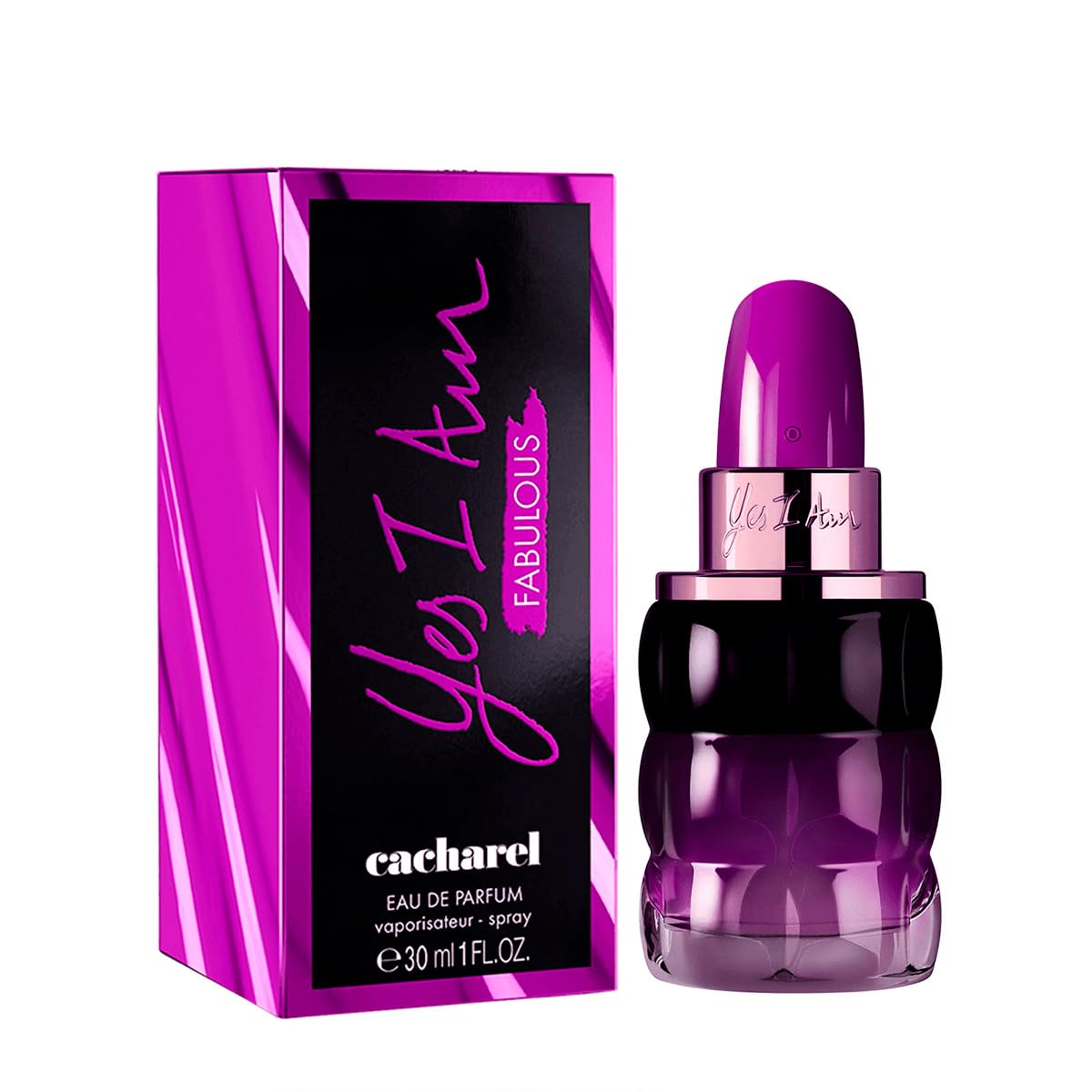 CacharelYes I Am Fabulous Eau de Parfum Spray Perfume for Women, Blackberry, Purple Heliotrope & Fresh Hazelnut Milk Fragrance