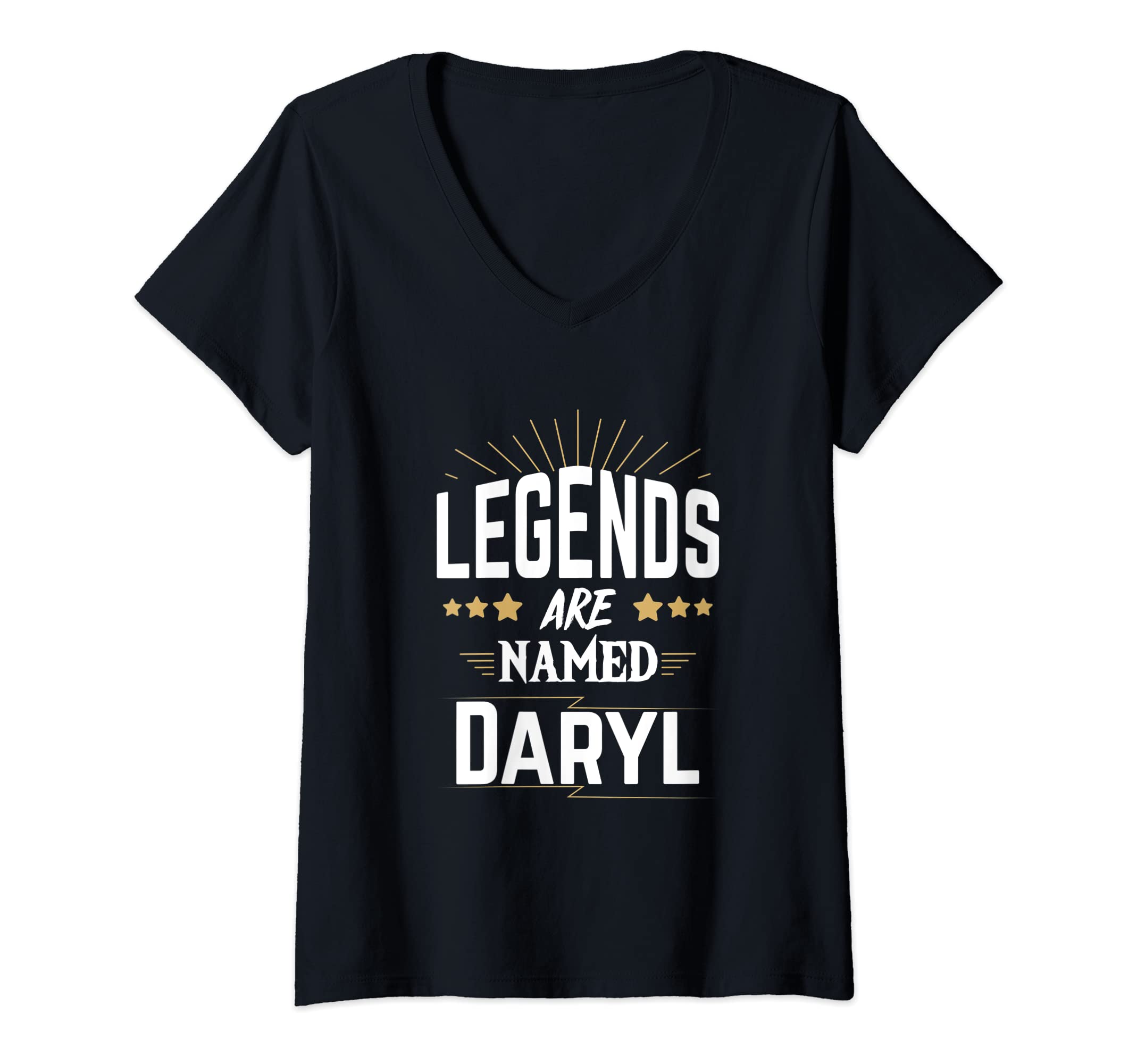 Womens Legends Are Named Daryl V-Neck T-Shirt