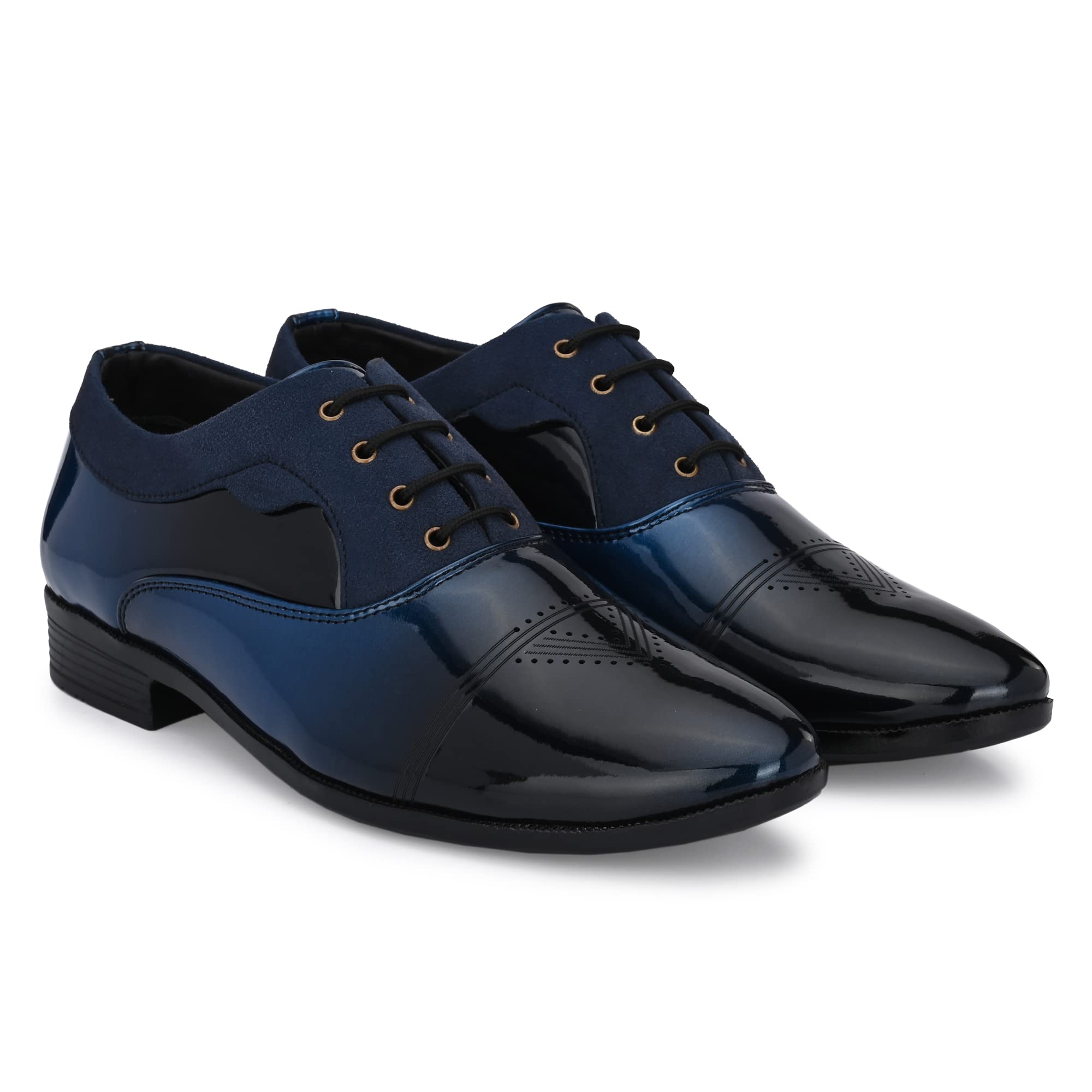 G L TrendCasual Double Color Tone Oxford Shoe for Men