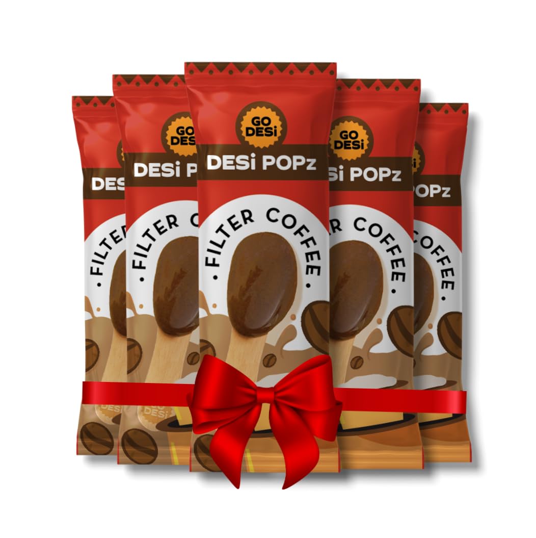 GO DESiFilter Coffee Candy, 40 pcs, Desi Popz, Filter coffee pop lollipop