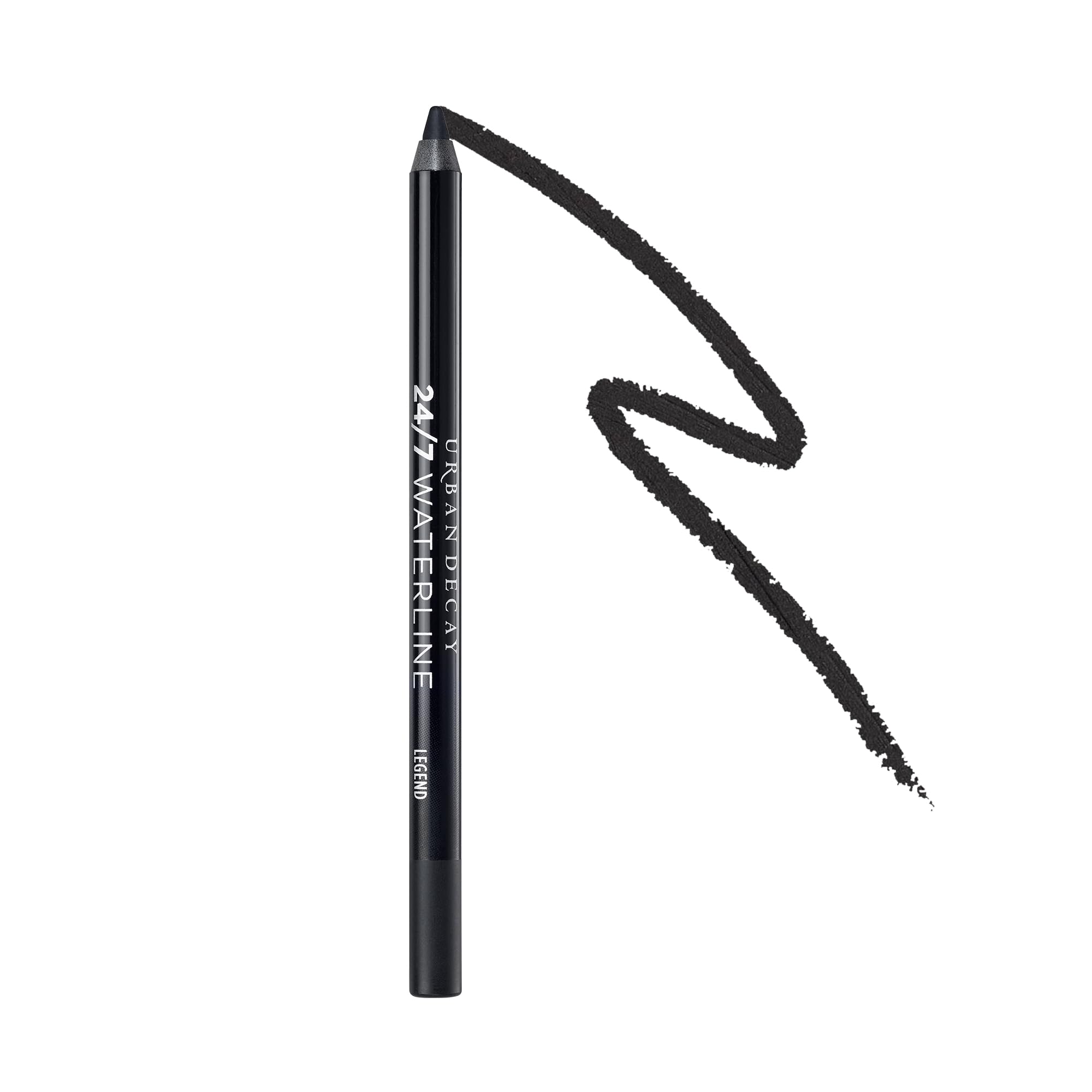 URBAN DECAY 24/7 Waterline Eye Pencil, Waterproof Eyeliner for Tightlining, Smudge-proof, Creamy Demi-Matte Black Liner, Smoky Eye Makeup, Mineral Oil-free, Paraben-free, Cruelty-free - 0.04 oz