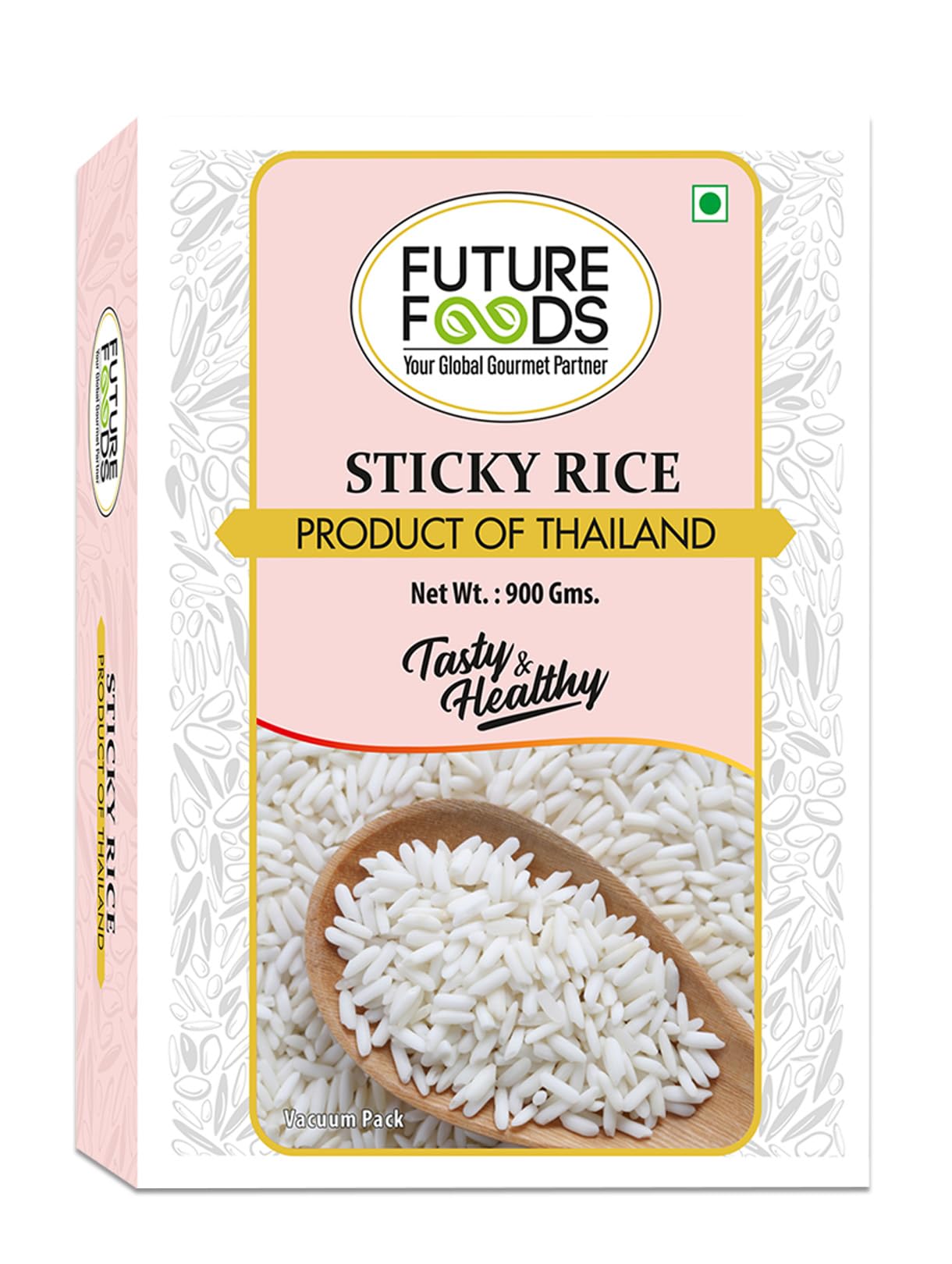 Future Foods Glutinos Sticky Rice 900g | Sweet Rice | Healthy & Tasty | Gluten Free | Fibre Rich | Product Of Thailand