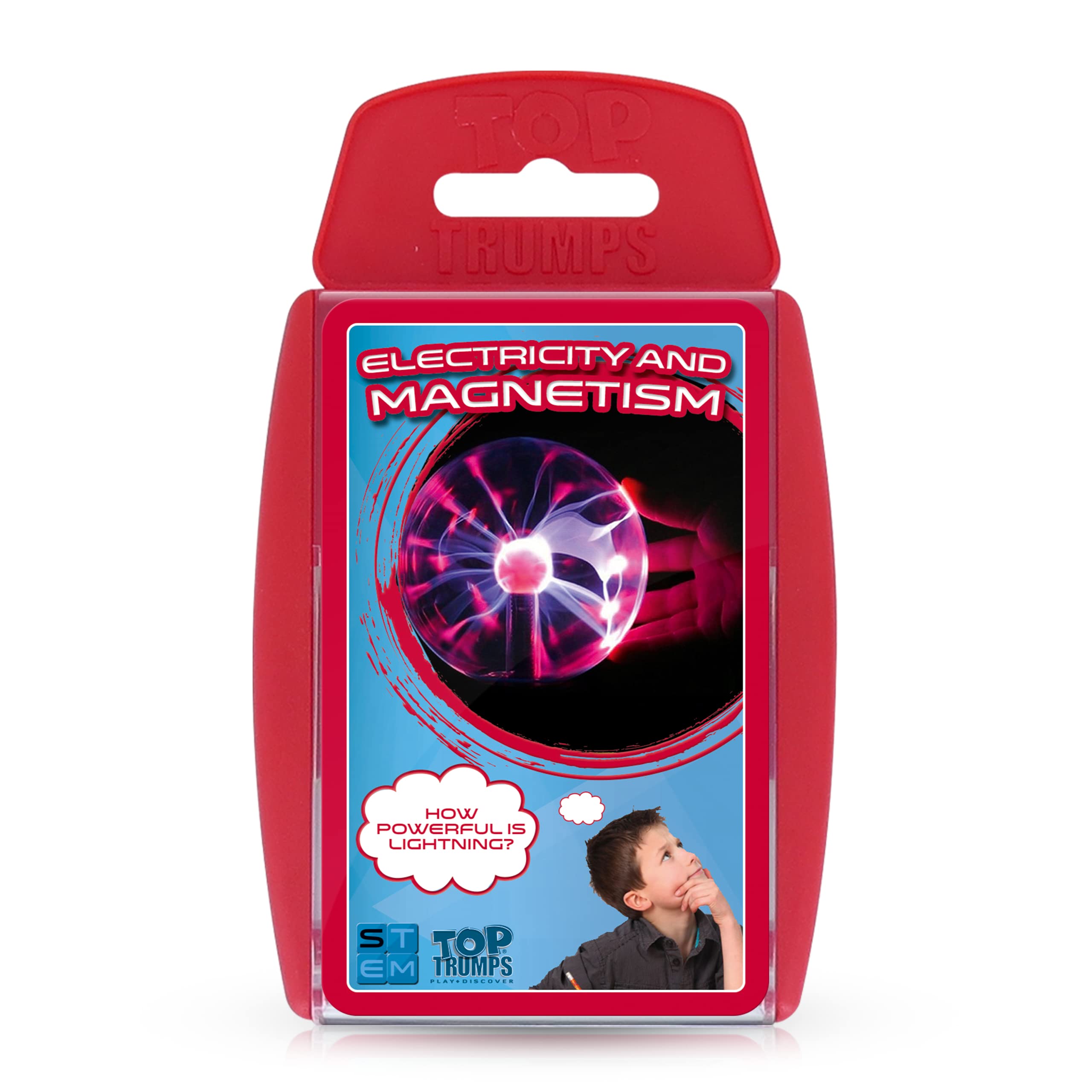 Top Trumps Card Game Electricity and Magnetism - Family Games For Kids and Adults - Learning Games - Kids Card Games for 2 Players and more - Kid War Games - Card Wars - For 6 plus kids