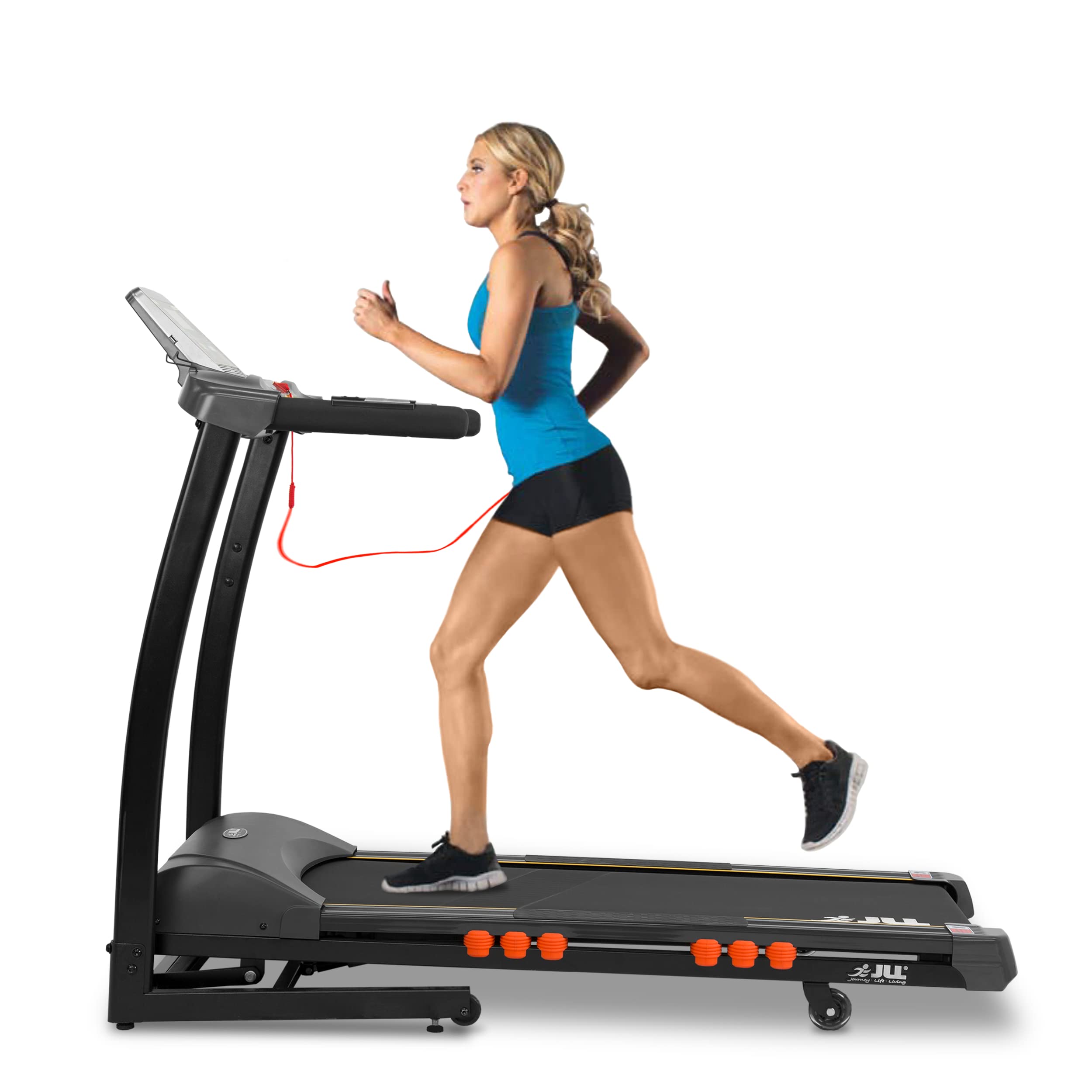 JLL S300 Digital Folding Treadmill, 2024 New Generation Digital Control 4.5HP Motor, 20 Incline Levels, 0.3km/h - 16km/h, 15 Professional Programs, 2-Year Parts & Labour, 5-Year Motor Cover