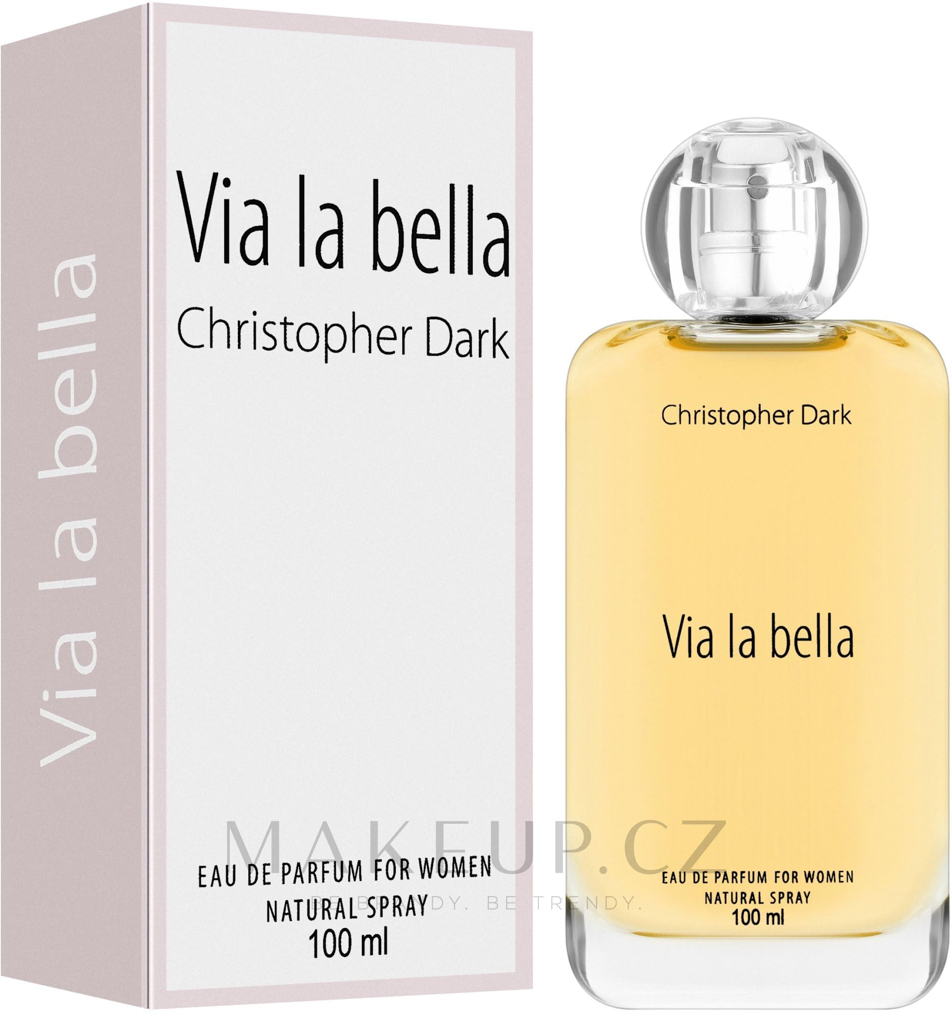 Christopher Dark Via la bella Eau De Parfum Natural Spray for Women 100ml