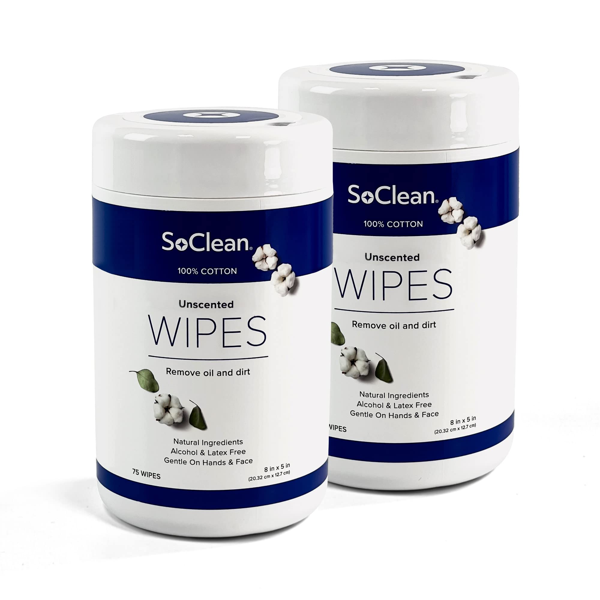 SoClean Unscented Wipes 2-Pack