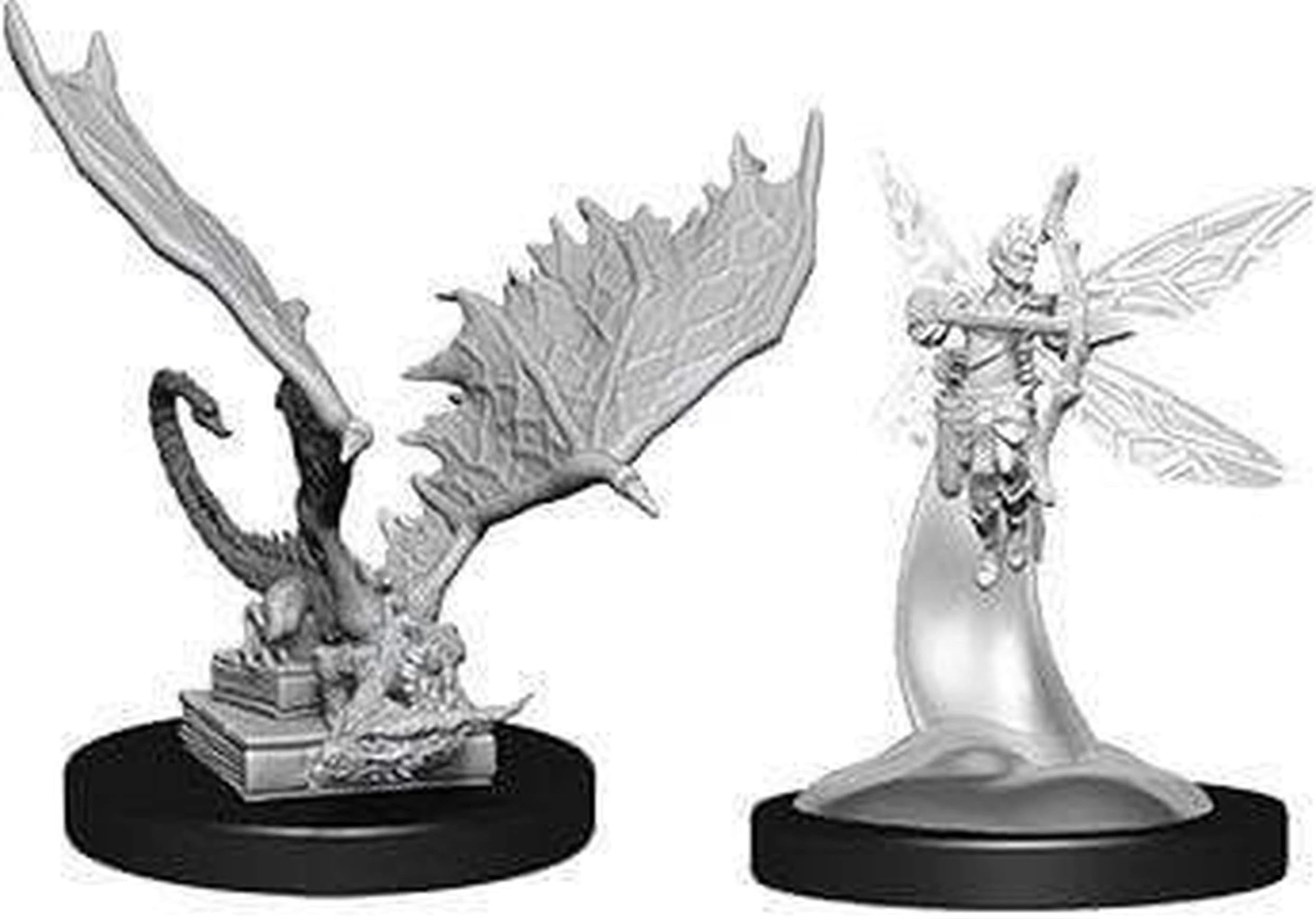 WizKids Dungeons & Dragons Nolzur`s Marvellous Unpainted Miniatures: W9 Sprite & Pseudodragon