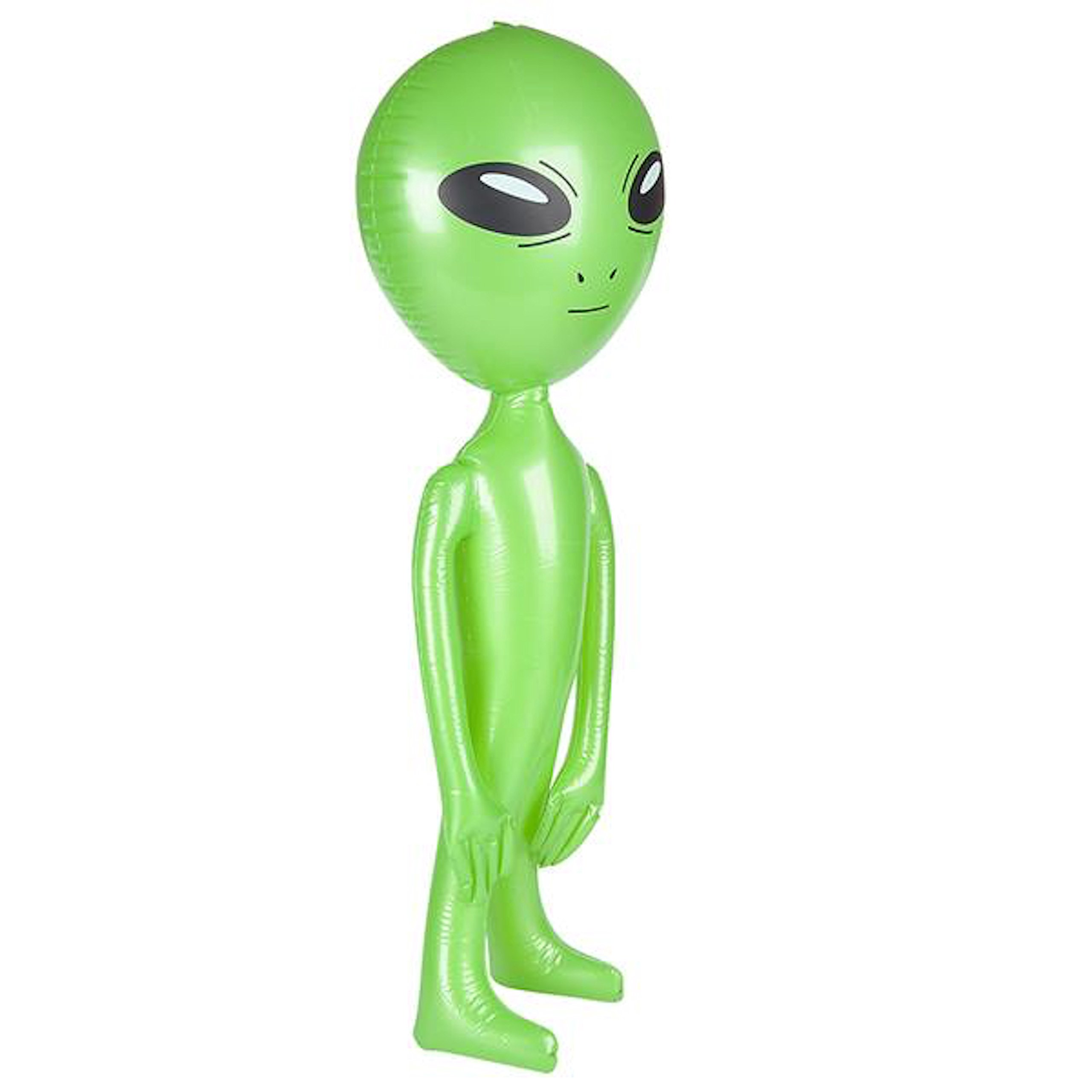 Rhode Island Novelty Large Green Alien Design Inflatable Pool Beach Toy