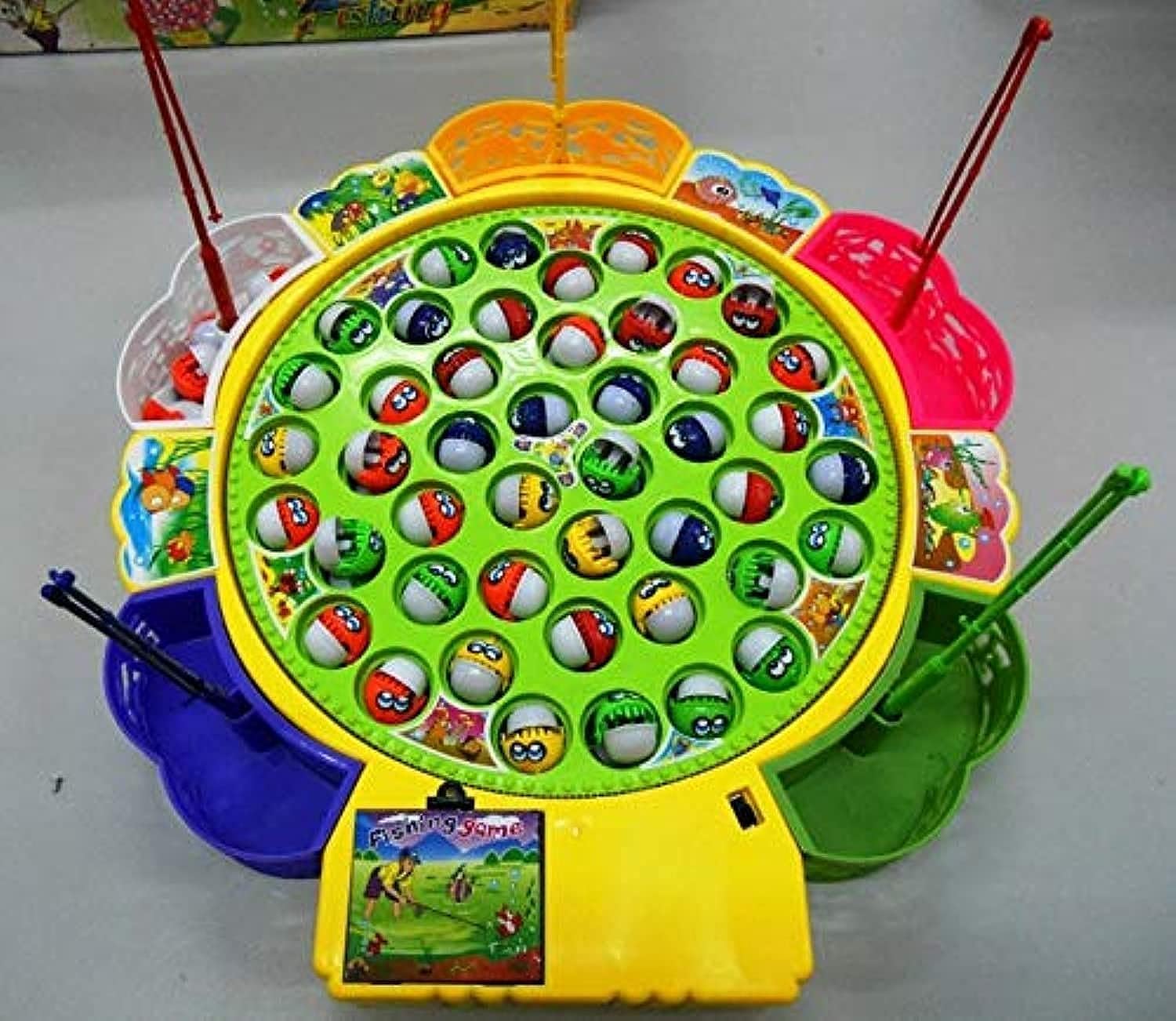 Fishing Game Toys - 45 Fishes with 5 Rods