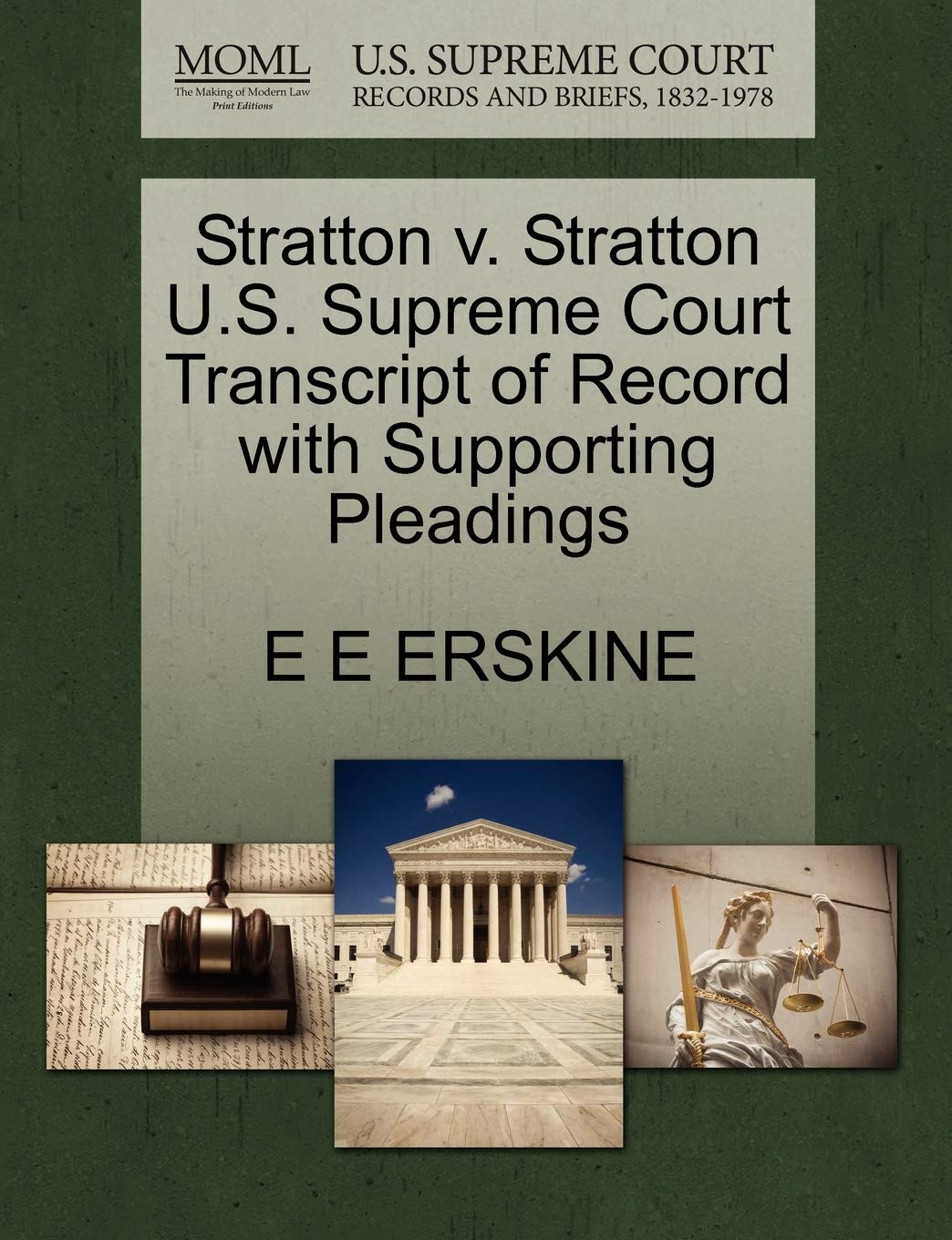 Stratton v. Stratton U.S. Supreme Court Transcript of Record with Supporting Pleadings