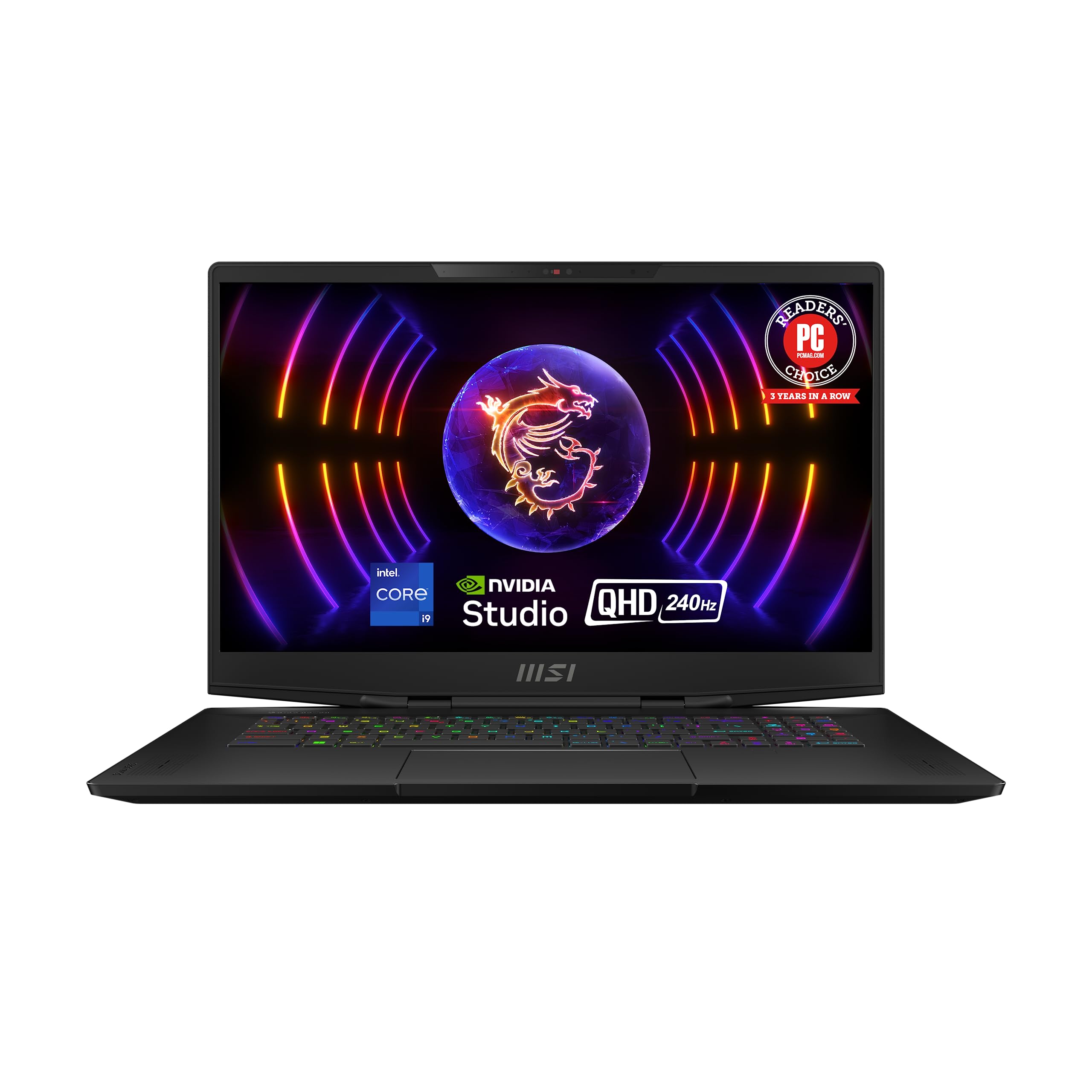 MSI Stealth 17 Studio 17.3" QHD 240Hz Gaming Laptop: 13th Gen Intel Core i9, RTX 4080, 32GB DDR5, 1TB NVMe SSD, Thunderbolt 4, USB-Type C, Cooler Boost Trinity+, Win11 Home: Core Black A13VH-053US