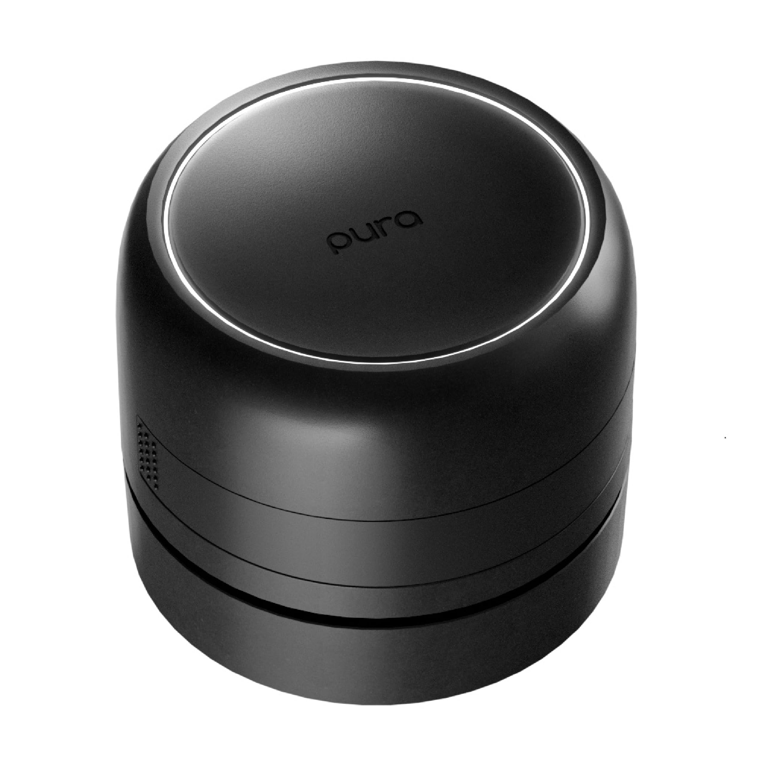 PuraCar Pro - Portable Smart Fragrance Diffusion device - Rechargeable - Auto Start and Stop - Adjustable Intensity - Car Air Freshener