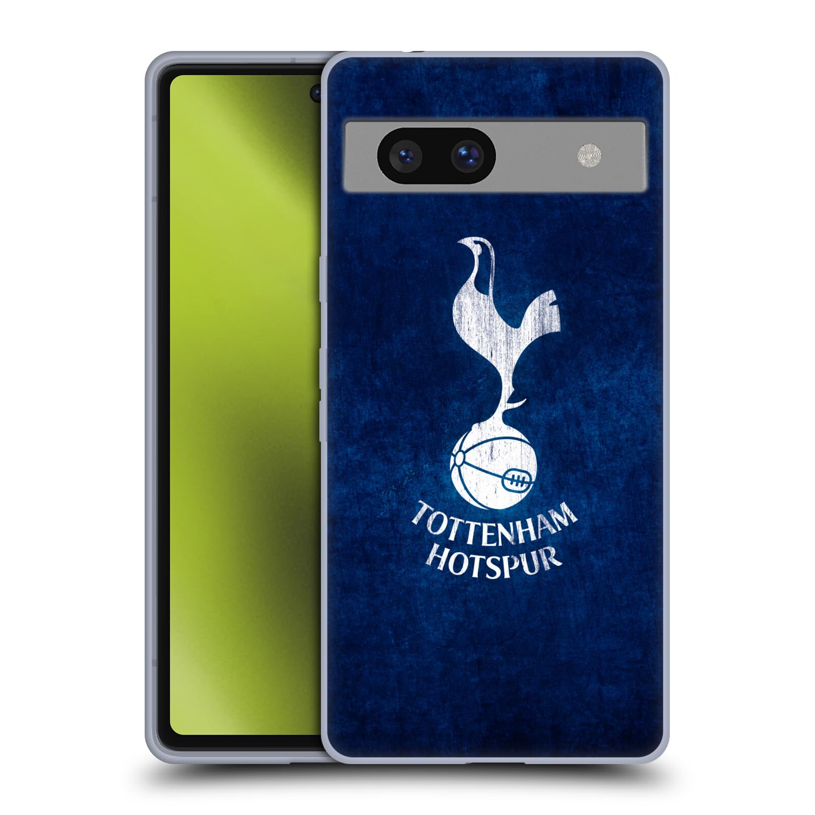 Head Case Designs Officially Licensed Tottenham Hotspur F.C. Distressed Badge Soft Gel Case Compatible with Google Pixel 7a