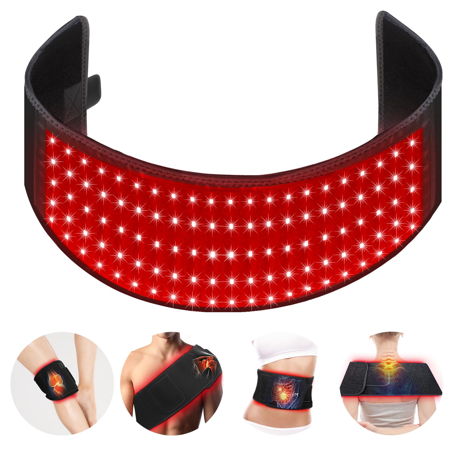 Red Light Therapy for Body, Infrared Light Therapy for Shoulder Waist Muscle Pain Relief