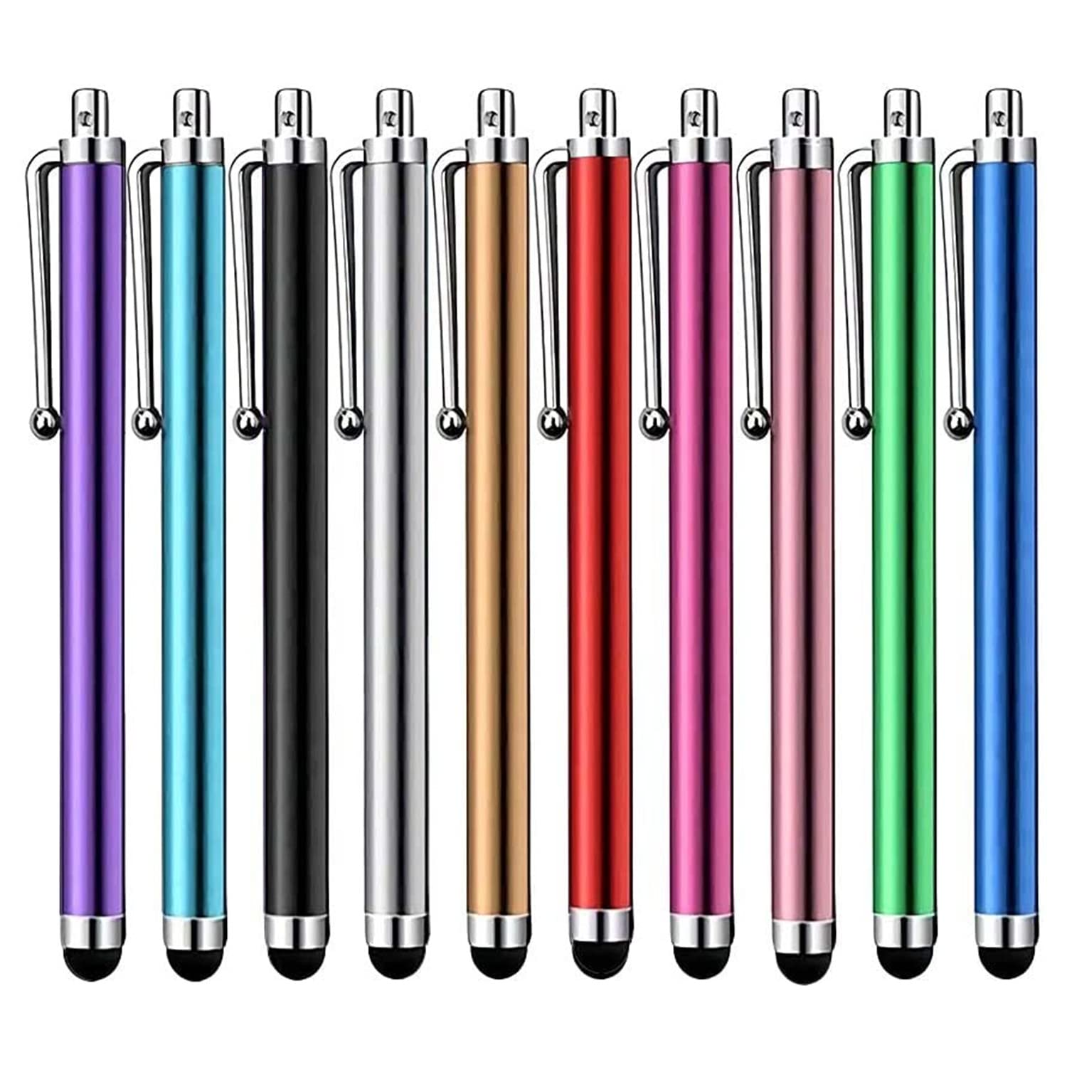 Stylus Pens for Touch Screens,10Pack Universal Capacitive Touch Screen Pens for iPad,Tablets,Samsung Galaxy,Smartphones,All Universal Touch Screen Devices