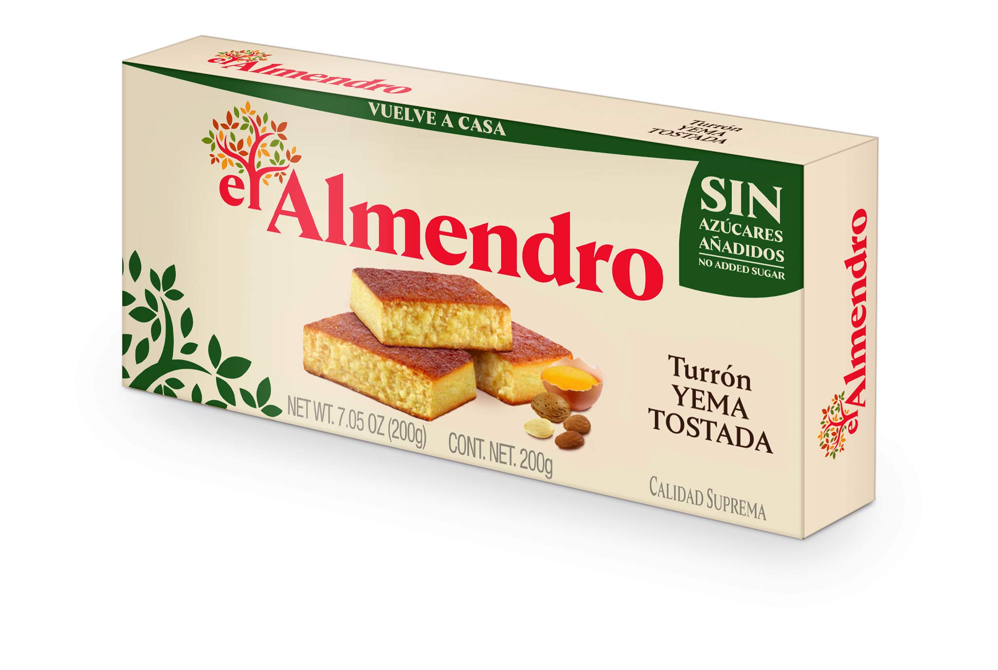 NOUGAT EL ALMENDRO SUGAR FREE TOAST YOLK 200G