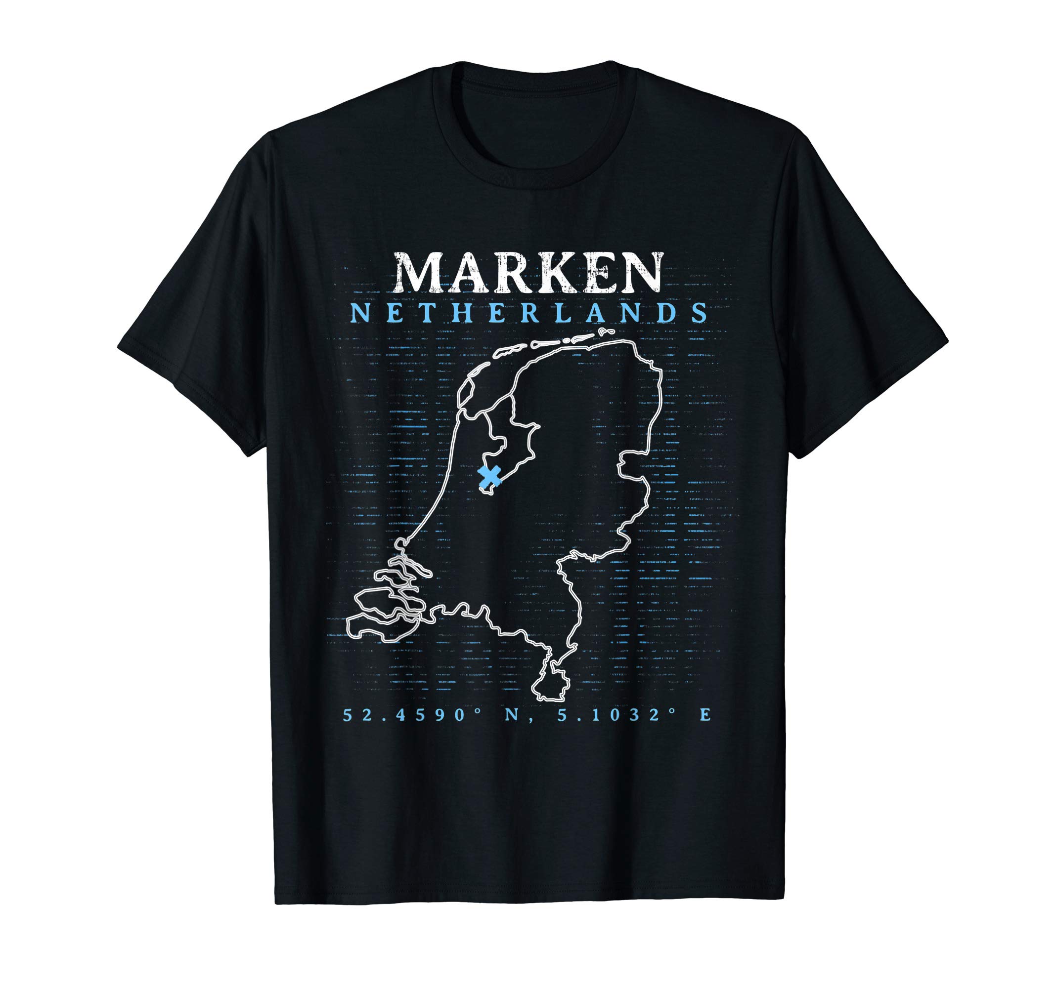 Netherlands Map DesignsNetherlands Marken T-Shirt