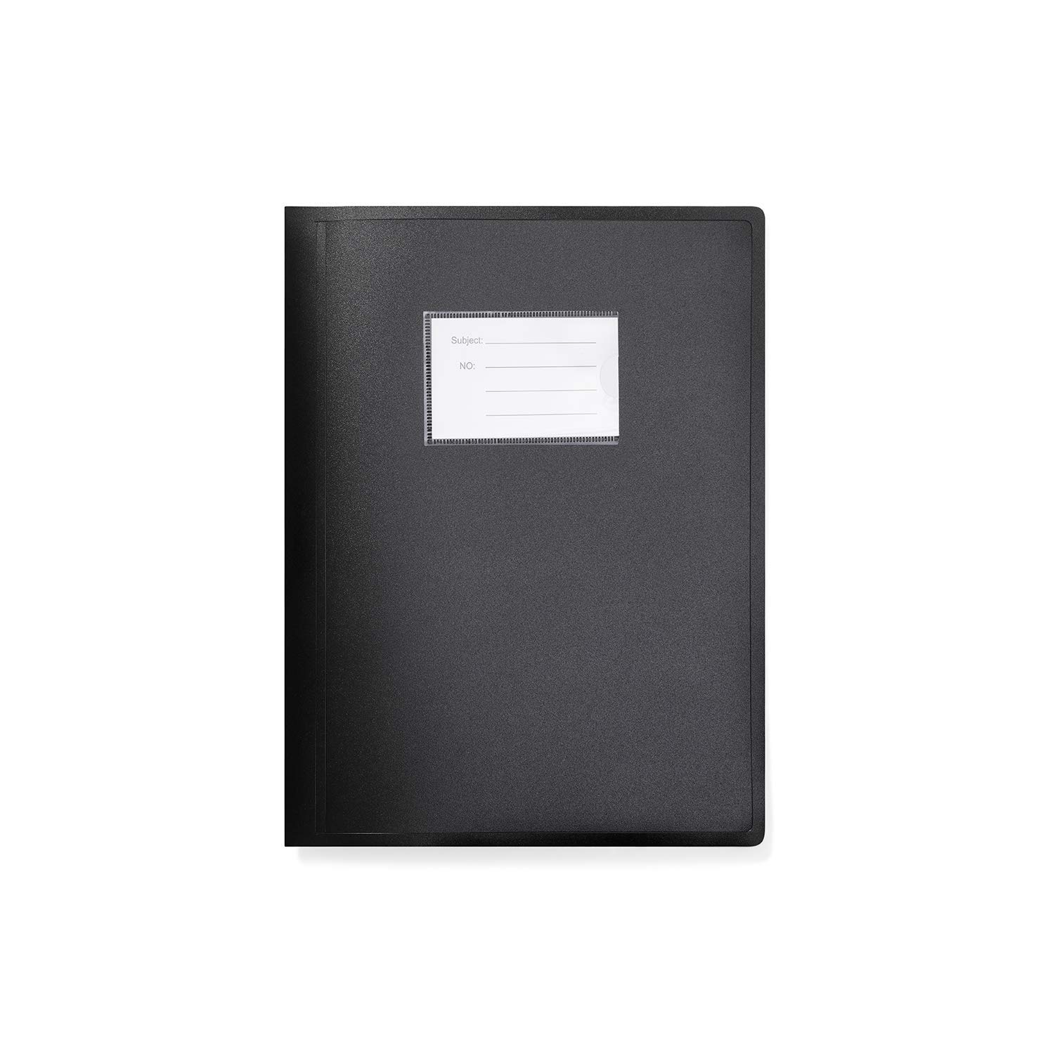 Display Book-Presentation Folio 104 Pockets A4 Folder 208 Sides Flexi Cover by Arpan (Black)